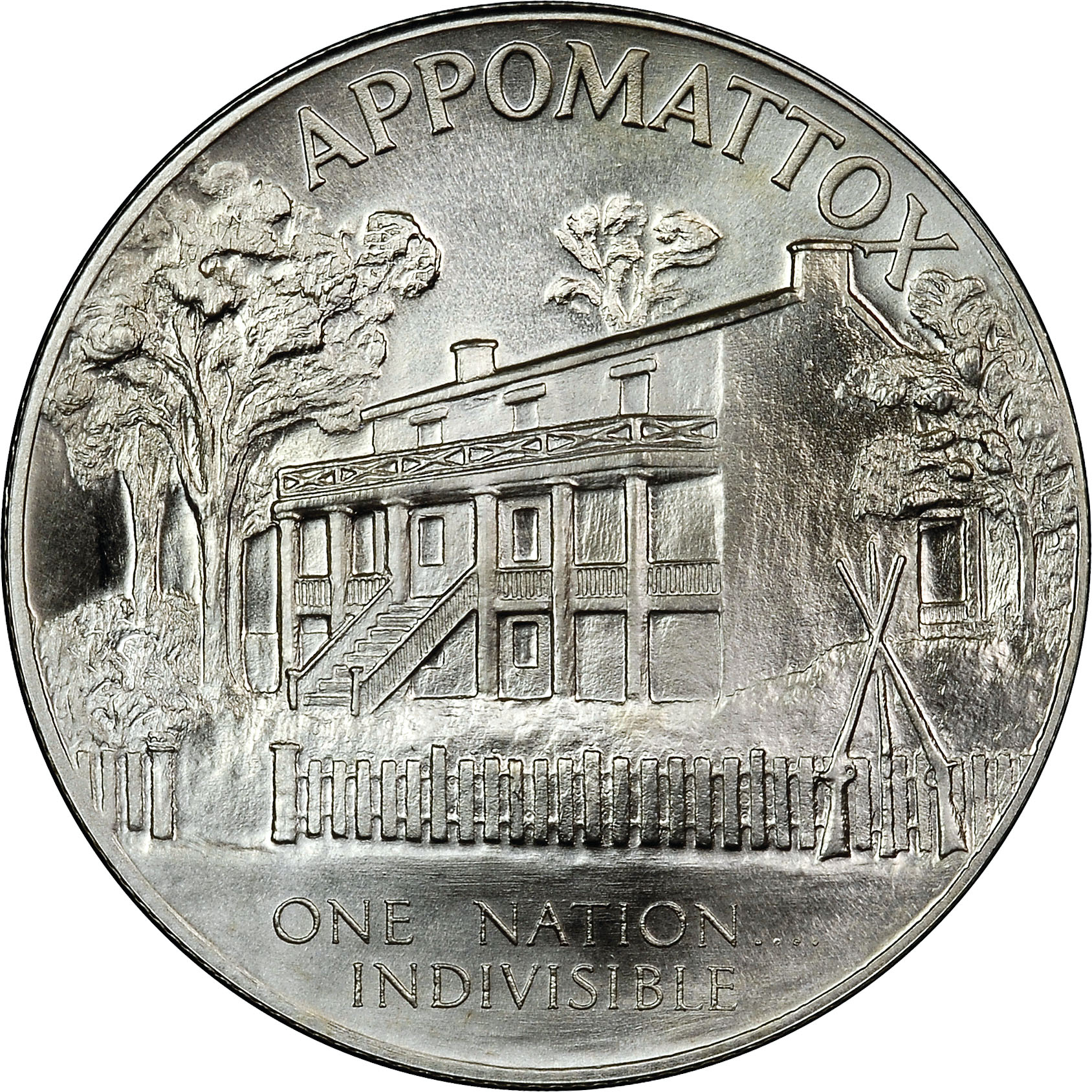 1965 SILVER APPOMATTOX CENTENNIAL SC50C MS | Coin Explorer | NGC