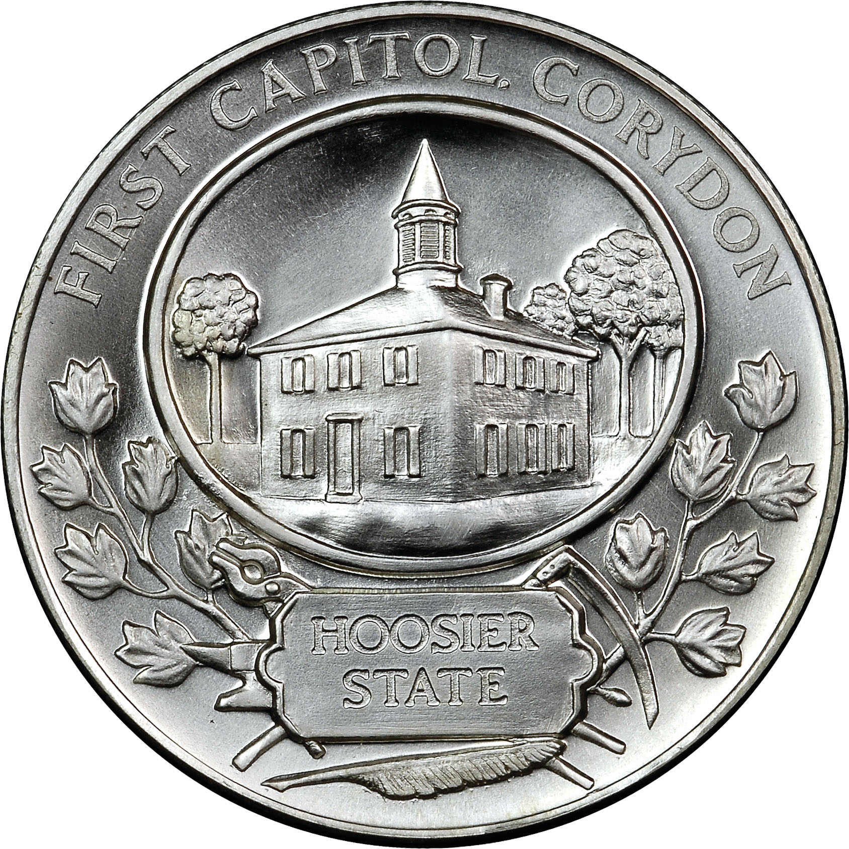 1966 SILVER INDIANA STATEHOOD 150th SC50C MS | Coin Explorer | NGC