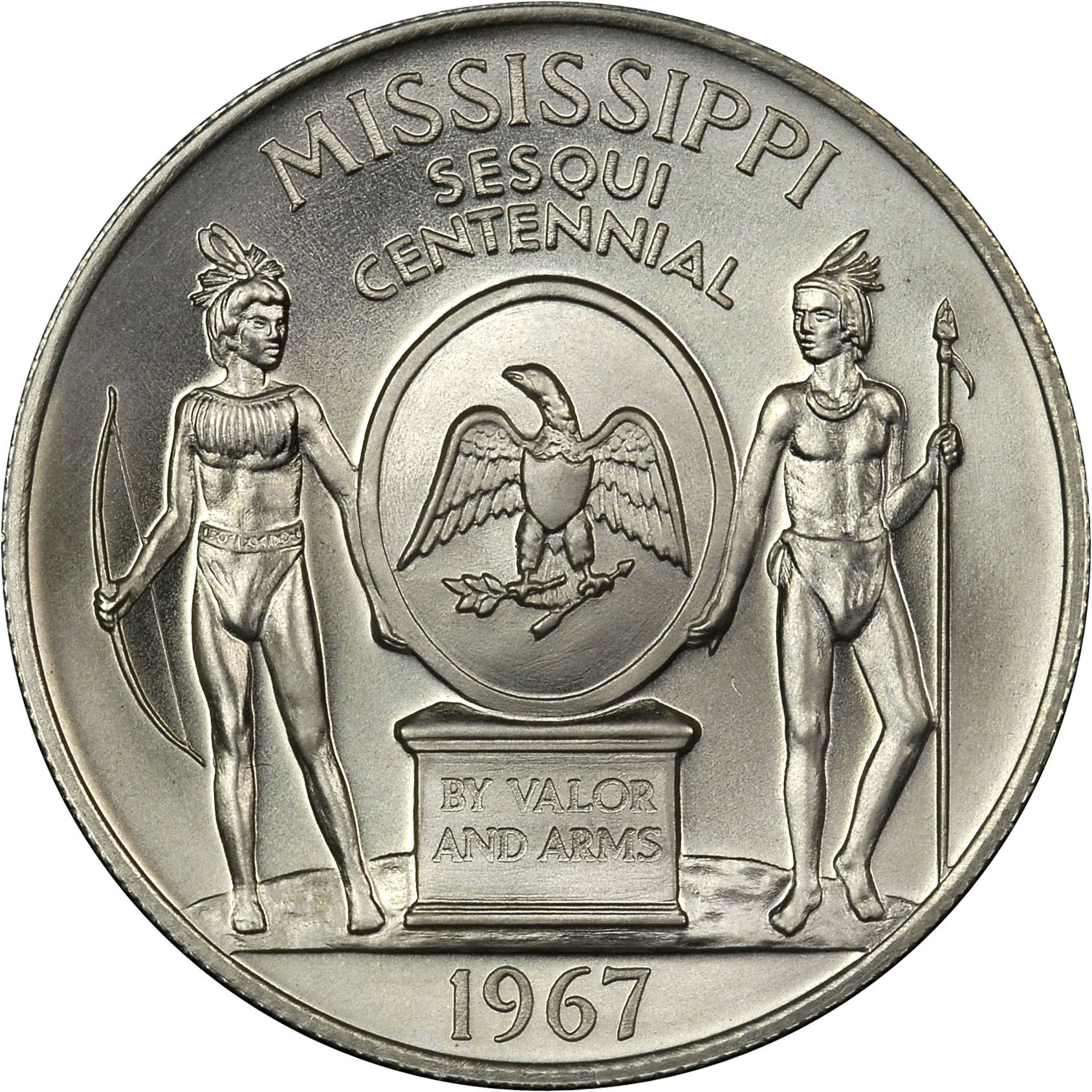 1967 SILVER MISSISSIPPI SESQUI SC50C MS | Coin Explorer | NGC