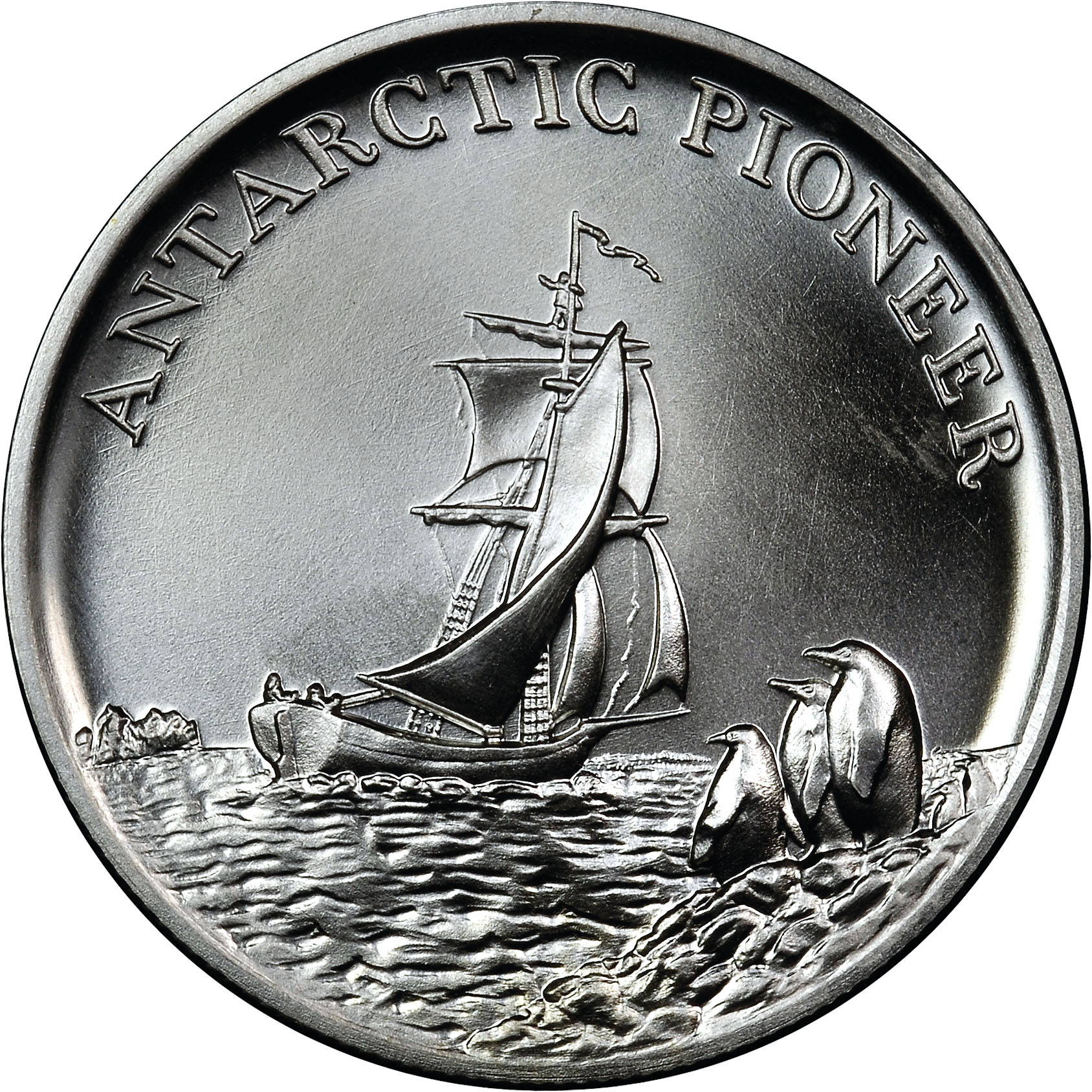 1970) SILVER NATHAN B. PALMER SC50C MS | Coin Explorer | NGC