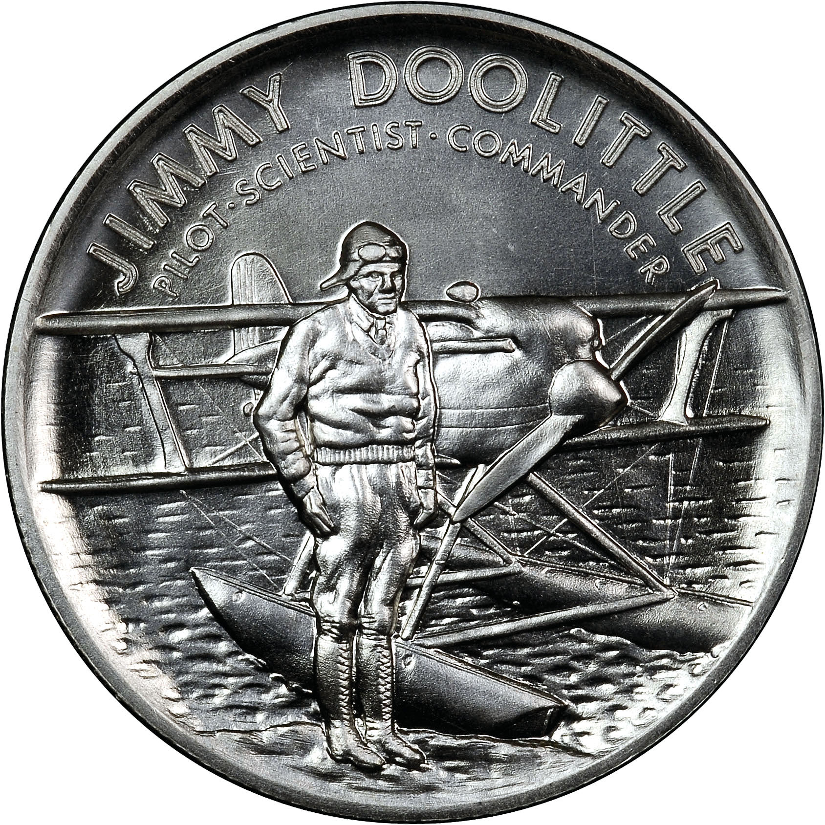 1971) SILVER JIMMY DOOLITTLE SC50C MS | Coin Explorer | NGC