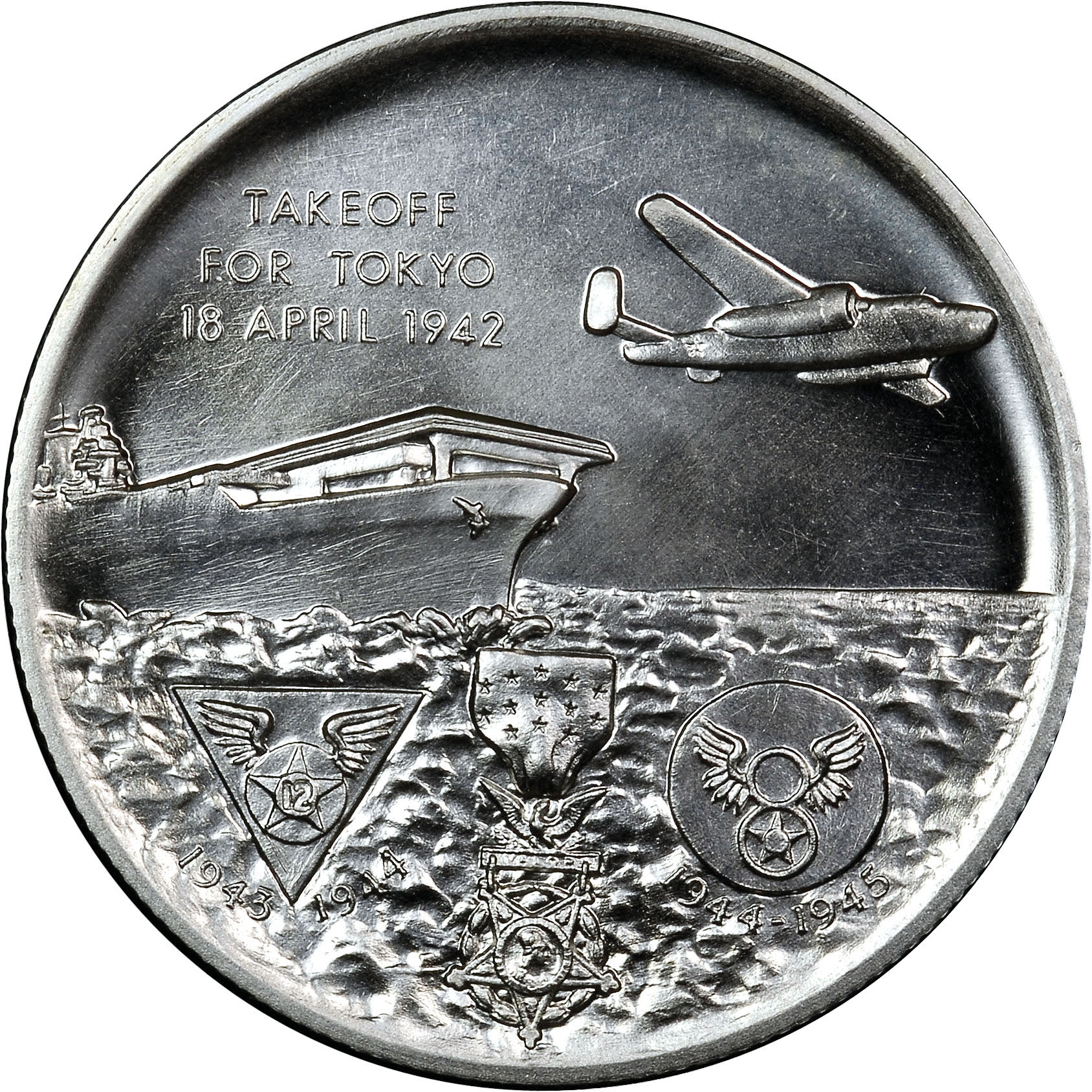 1971) SILVER JIMMY DOOLITTLE SC50C MS | Coin Explorer | NGC
