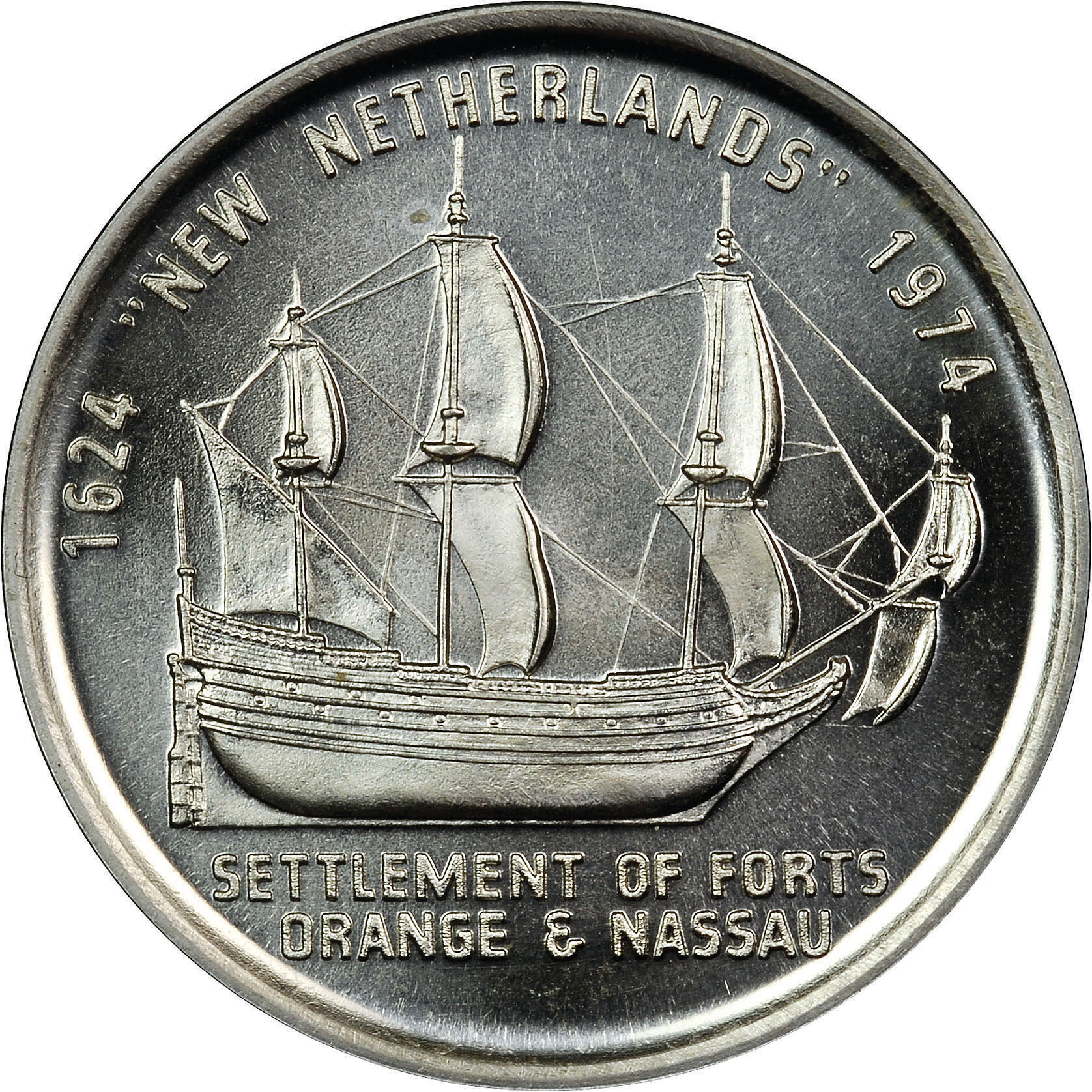 1839年 ヌエバ・グラナダ共和国 8レアル銀貨 KM#98 希少 南米 1974 SILVER NEW NETHERLANDS 350th SC50C MS | Coin Explorer | NGC