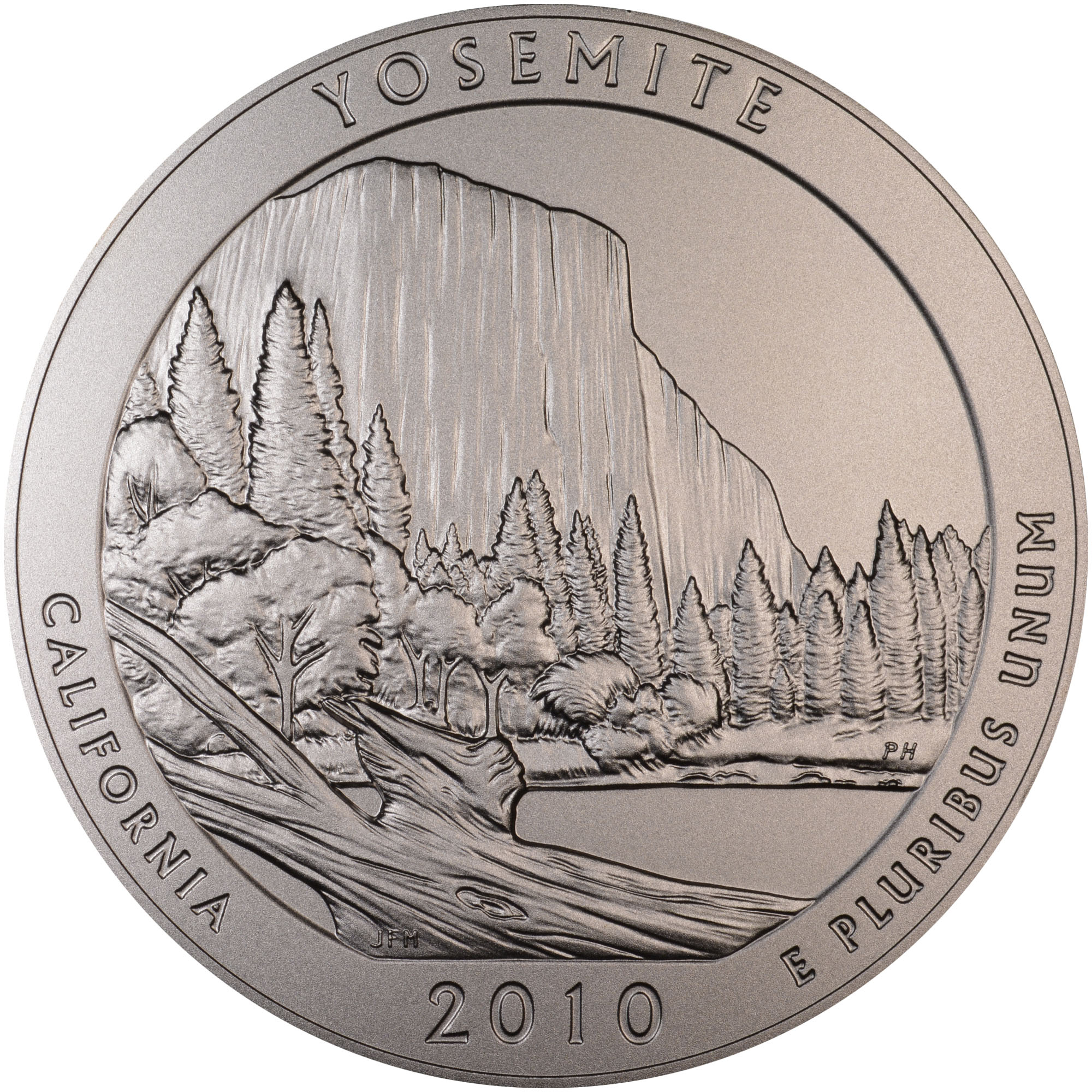 2010 P 5oz SILVER YOSEMITE 25C SP | Coin Explorer | NGC