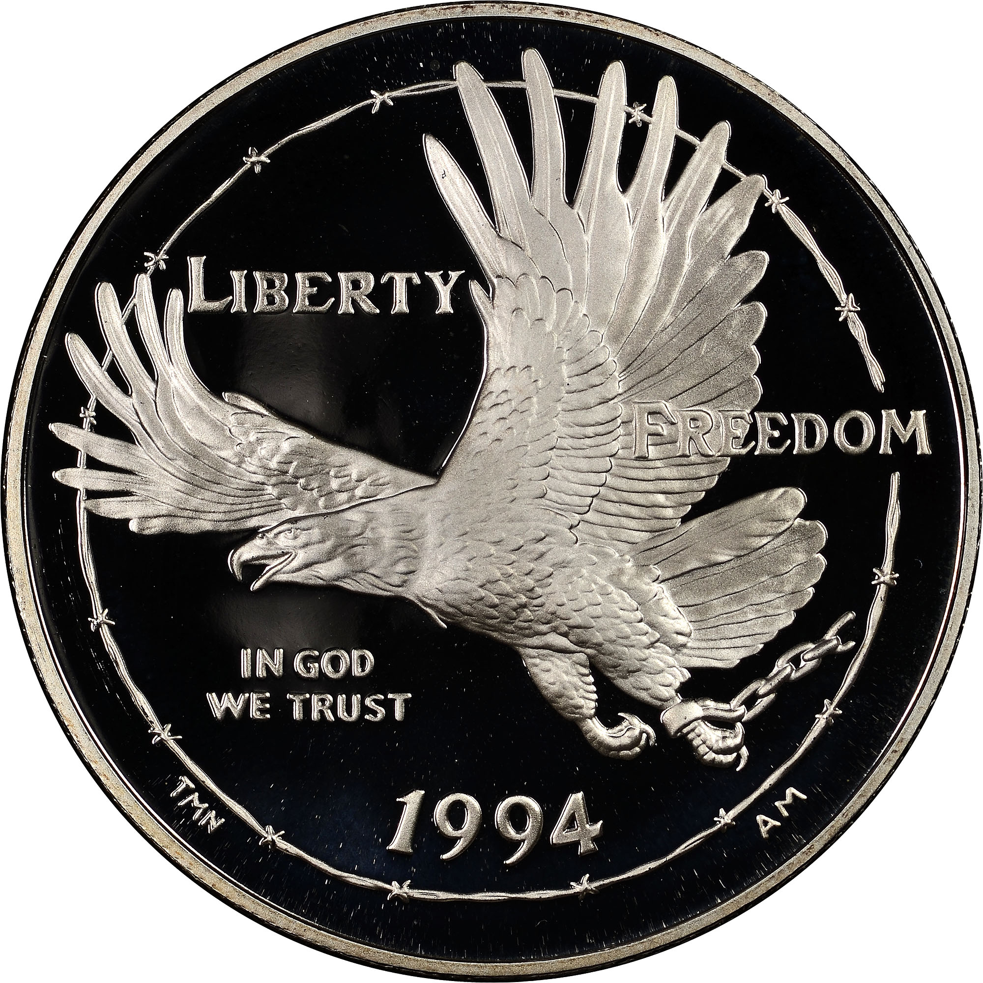 ジェルソン・バイーア 刻印 銀彫刻 Figa ブラジル 御守り 1994 P PRISONER OF WAR MUSEUM S$1 PF | Coin Explorer | NGC