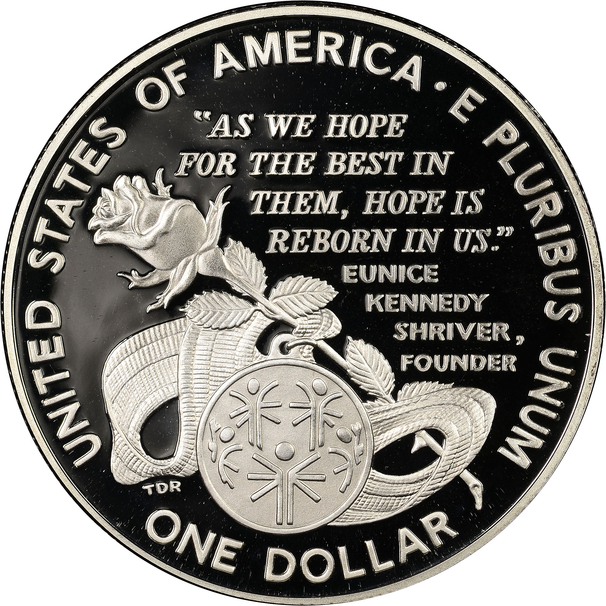 1995 P SPECIAL OLYMPICS S$1 PF | Coin Explorer | NGC