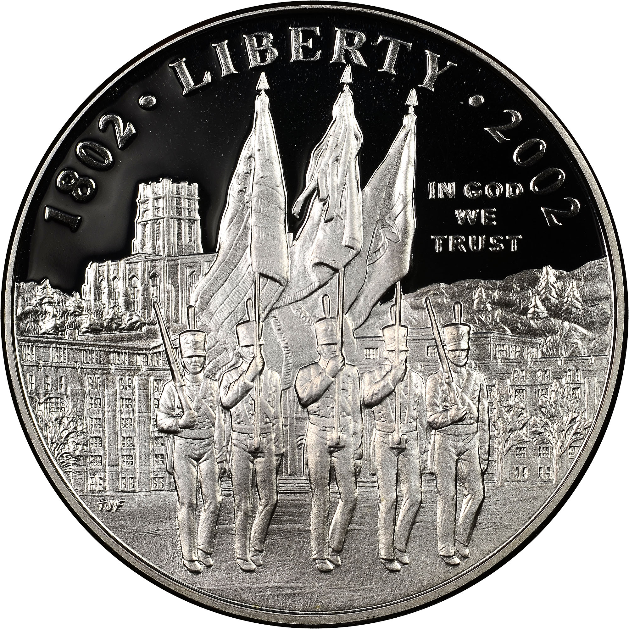 2002 W WEST POINT BICENTENNIAL S$1 PF | Coin Explorer | NGC