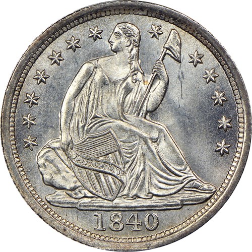 Seated Liberty Half Dimes (1837-1873) | VarietyPlus | NGC