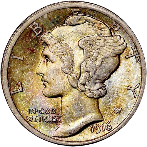 P. Mercury 親株 Mercury Dimes (1916-1945) | VarietyPlus® | NGC