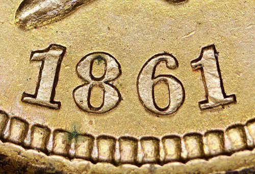 1859年 ！アメリカ！ インディアンヘッド 【初年度】【ノーシルド