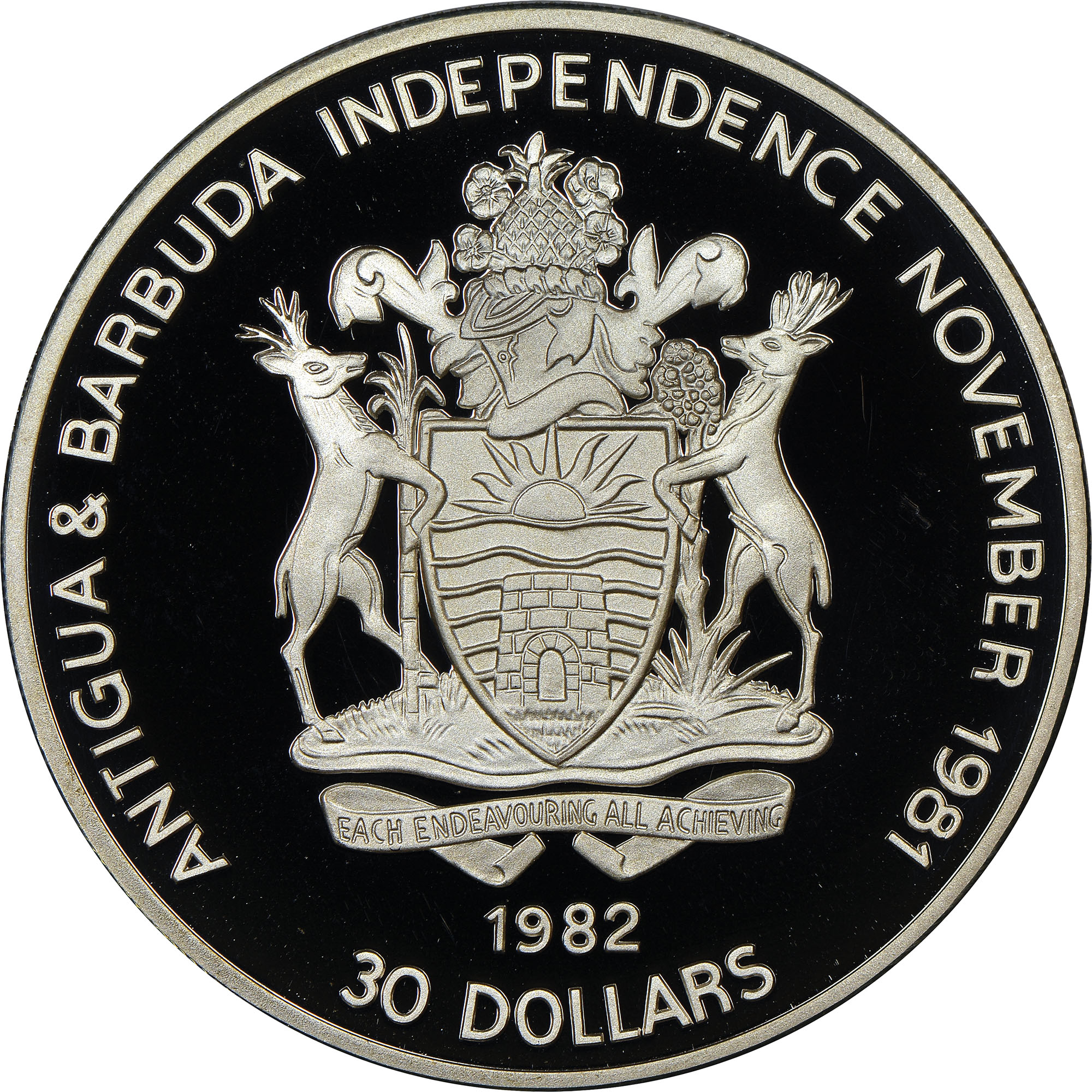 Antigua & Barbuda 30 Dollars KM 2 Prices & Values | NGC