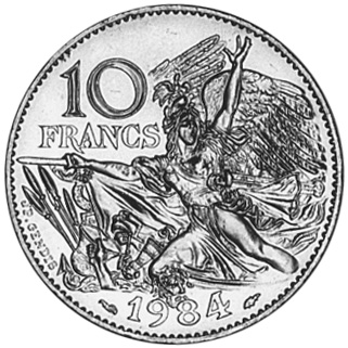 10 Francs France 1984 - François Rude - Pièce rare! (D'occasion) à La