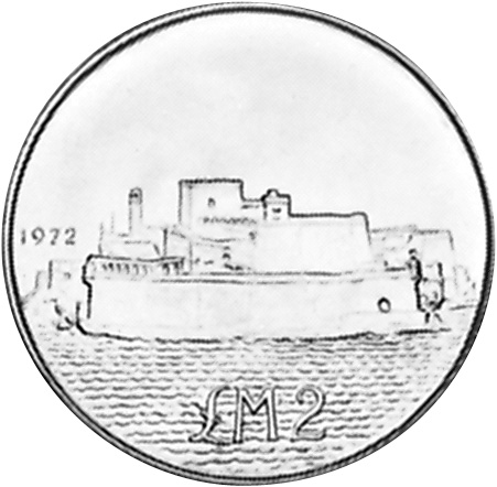Malta 2 Pounds KM 14 Prices & Values | NGC