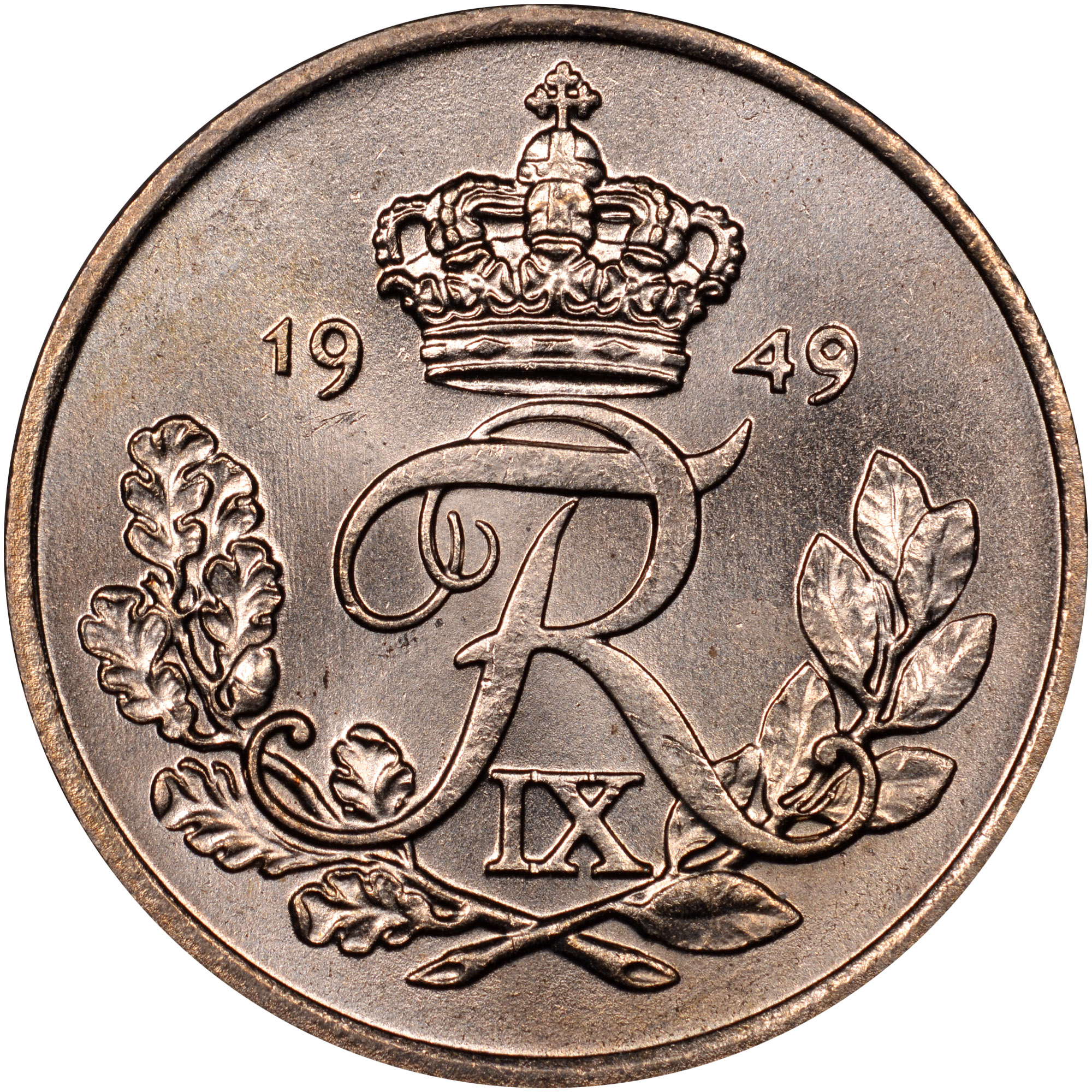 Denmark 10 Øre KM 841.1 Prices & Values | NGC