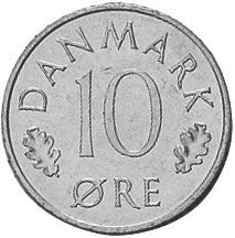 Denmark 10 Øre KM 860.1 Prices & Values | NGC