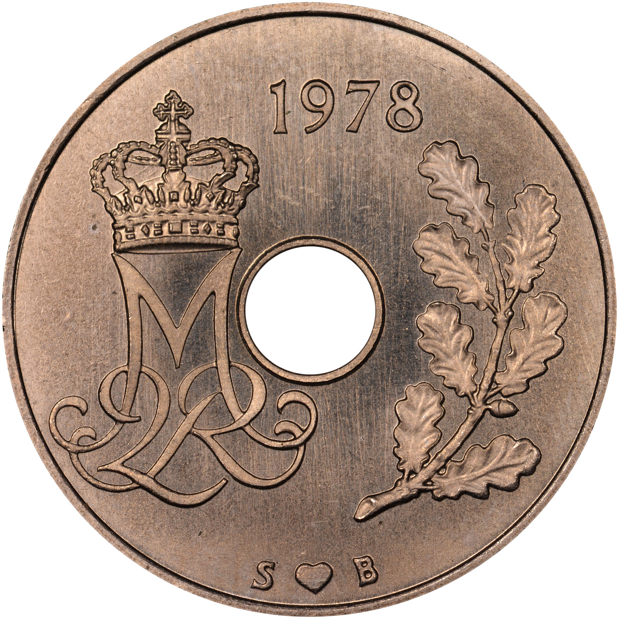 Denmark 25 Øre KM 861.1 Prices & Values | NGC