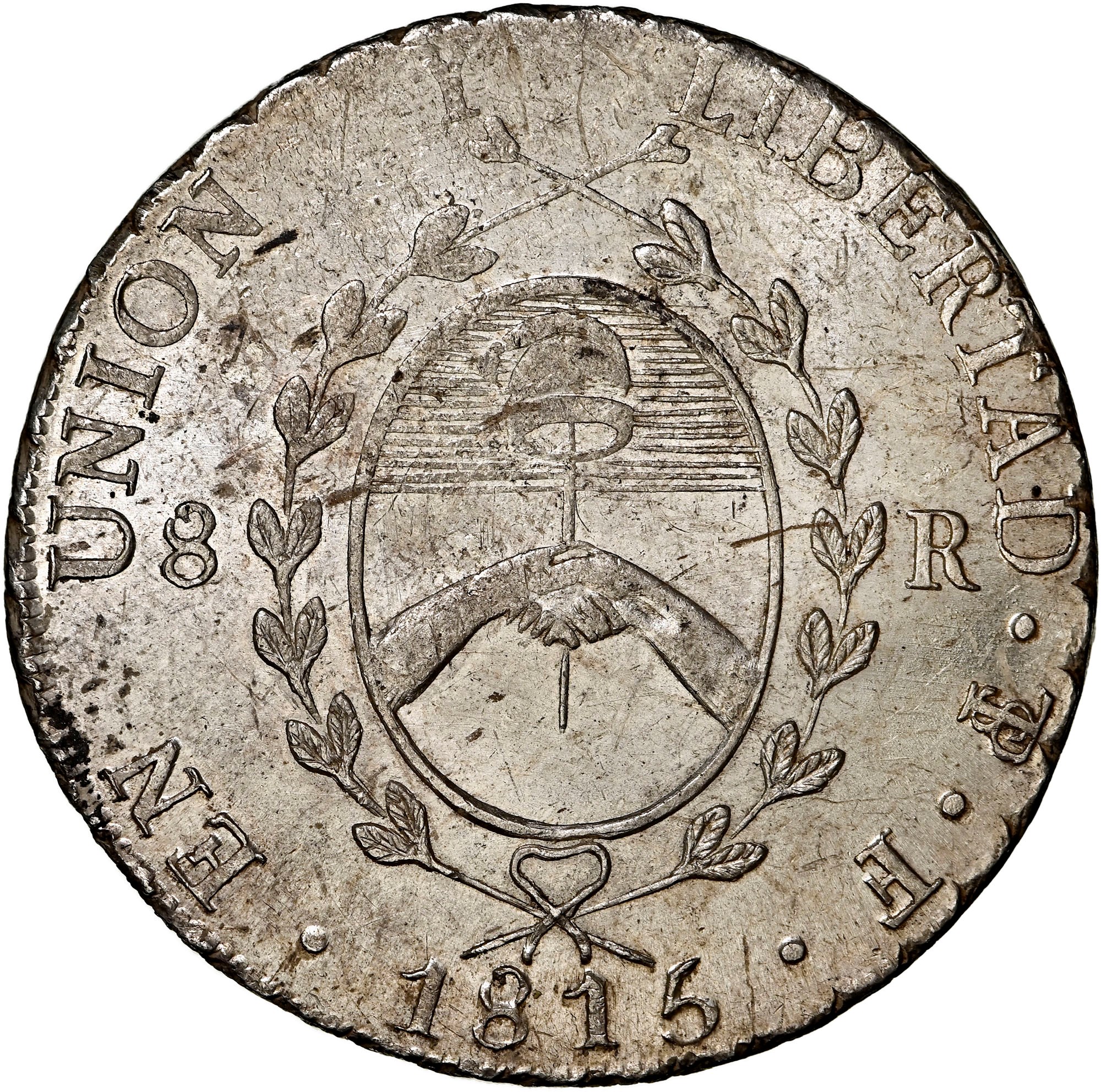 Argentina 8 Reales KM 14 Prices & Values | NGC