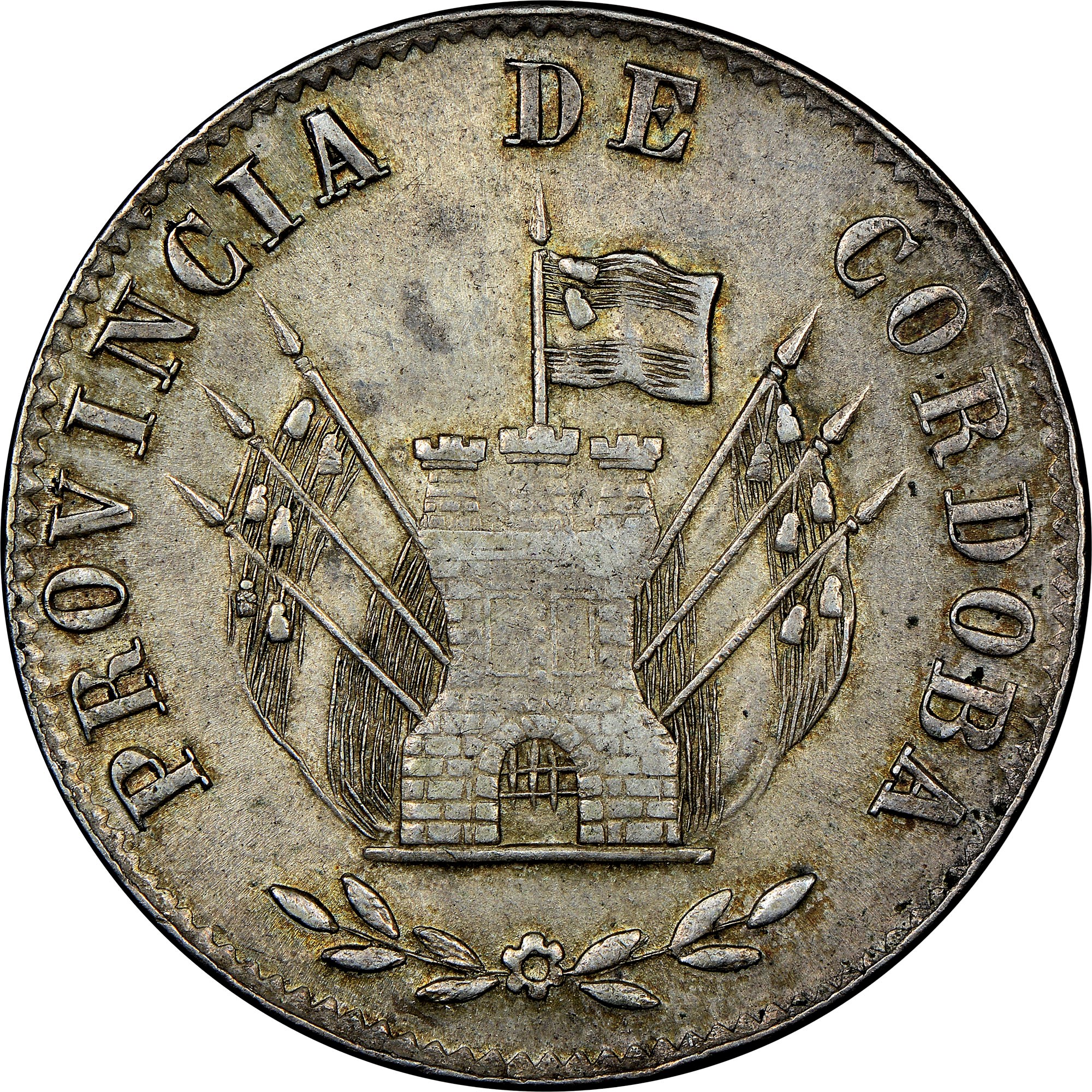 Argentina CORDOBA 8 Reales KM 32 Prices & Values | NGC