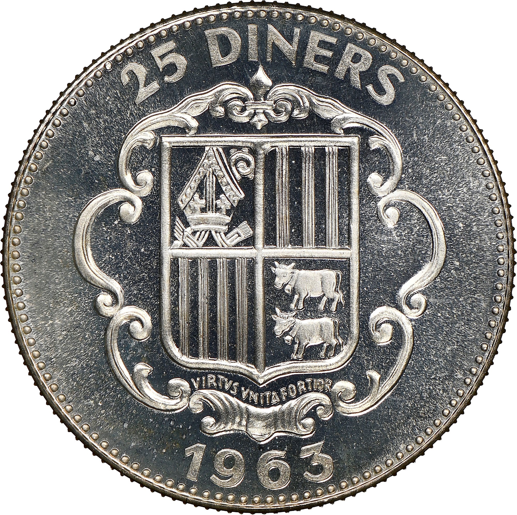 Andorra 25 Diners X 7 Prices & Values | NGC