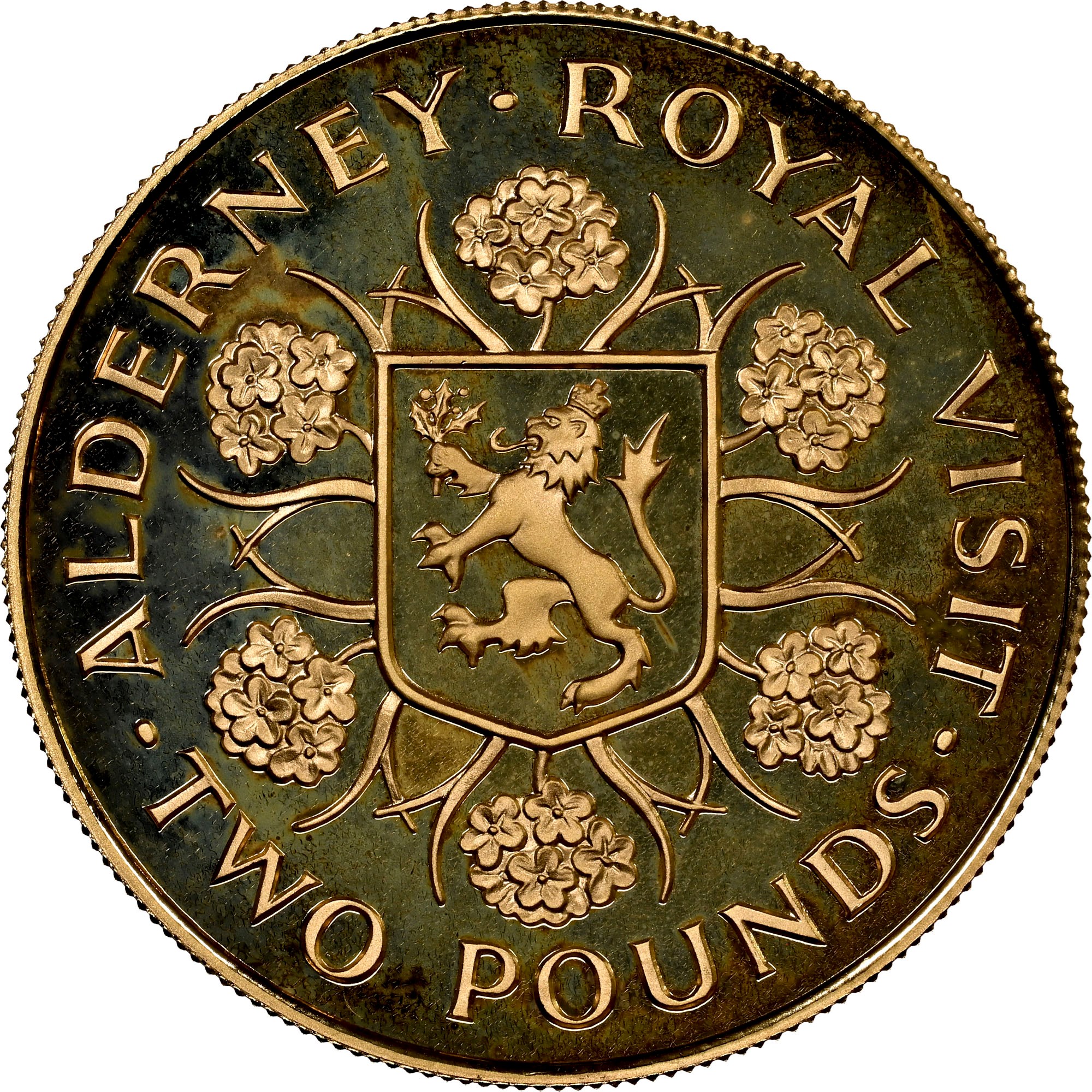 Alderney 2 Pounds KM 1b Prices & Values NGC
