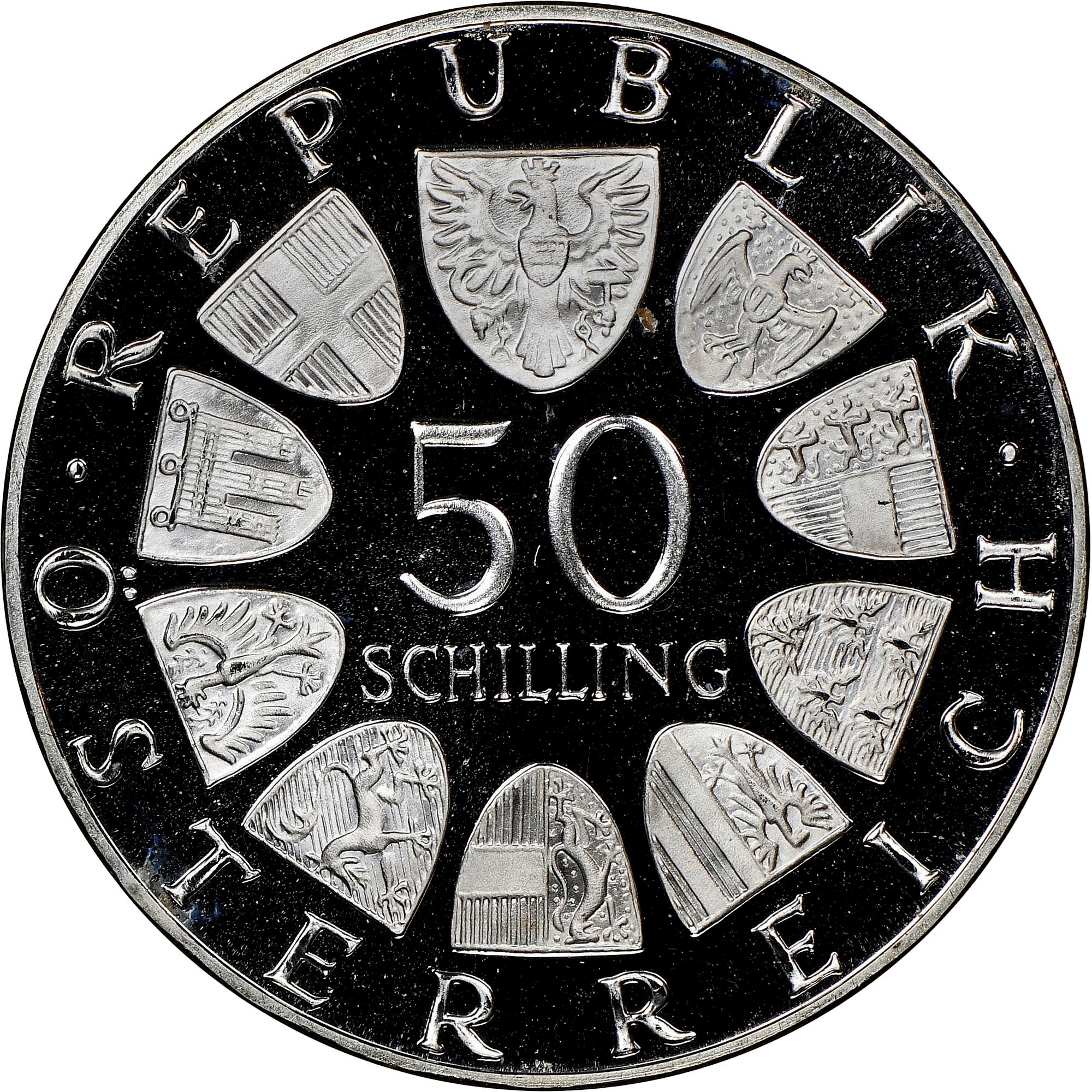 Austria 50 Schilling KM 2922 Prices & Values | NGC