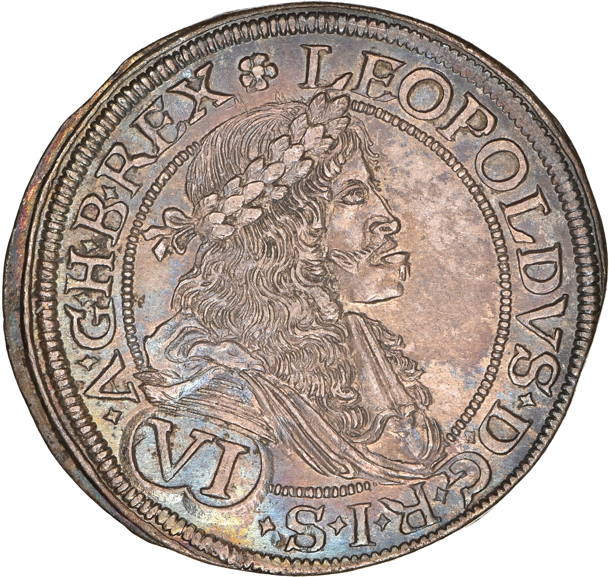 3716☘️唯一無二☘️レアカラー☘️赤/ゴールド⭐️凄色⭐️オーレア⭐️コンパクト⭐️広瀬 Austria 6 Kreuzer KM 1185 Prices & Values | NGC
