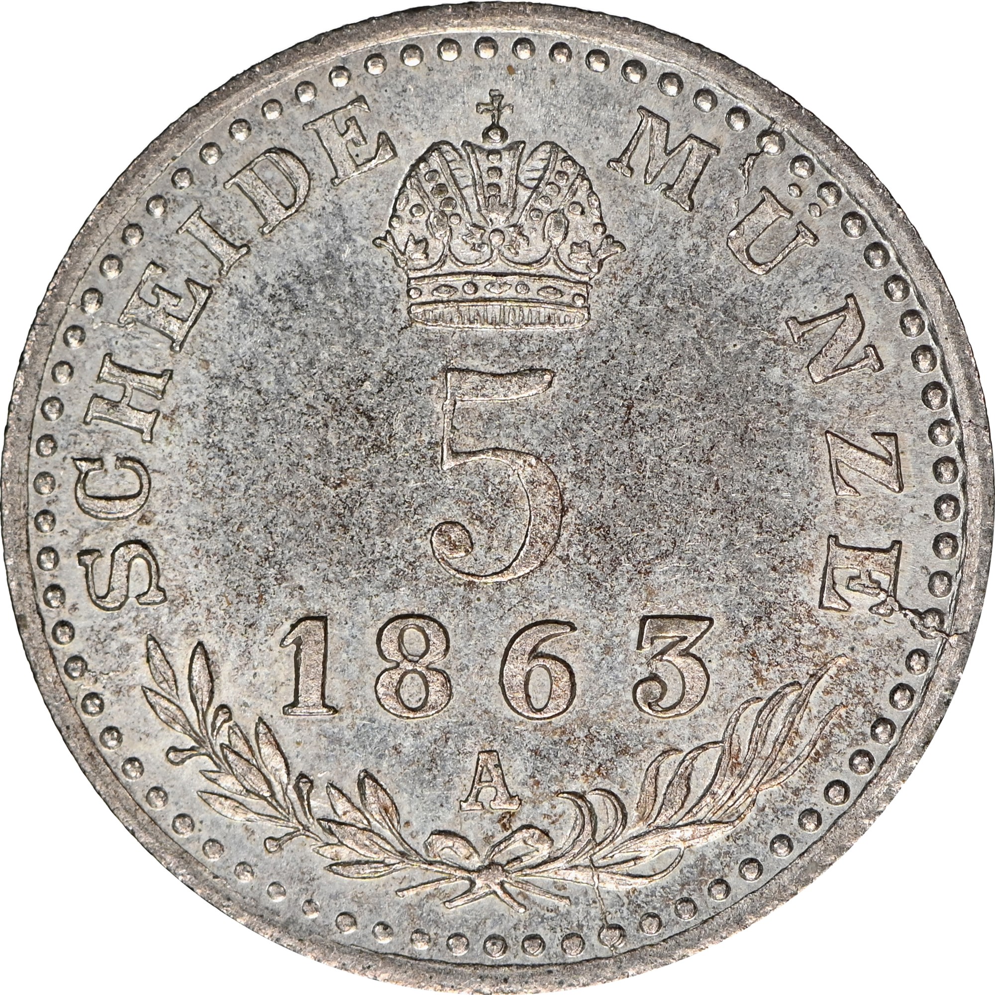 1848年 5リラ  5 Kreuzer - Francis I - Austrian Empire – Numista