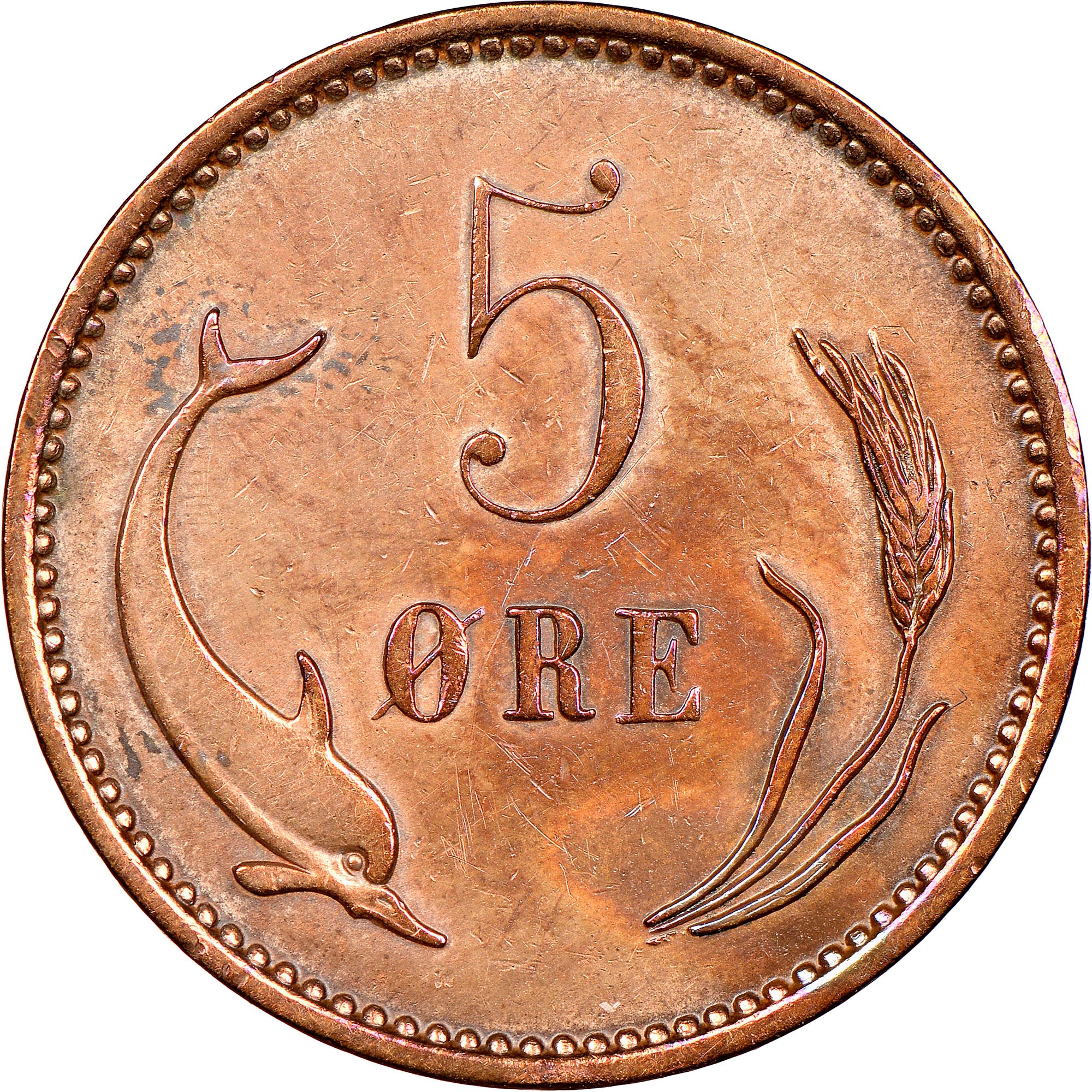 Denmark 5 Øre KM 794.2 Prices & Values | NGC