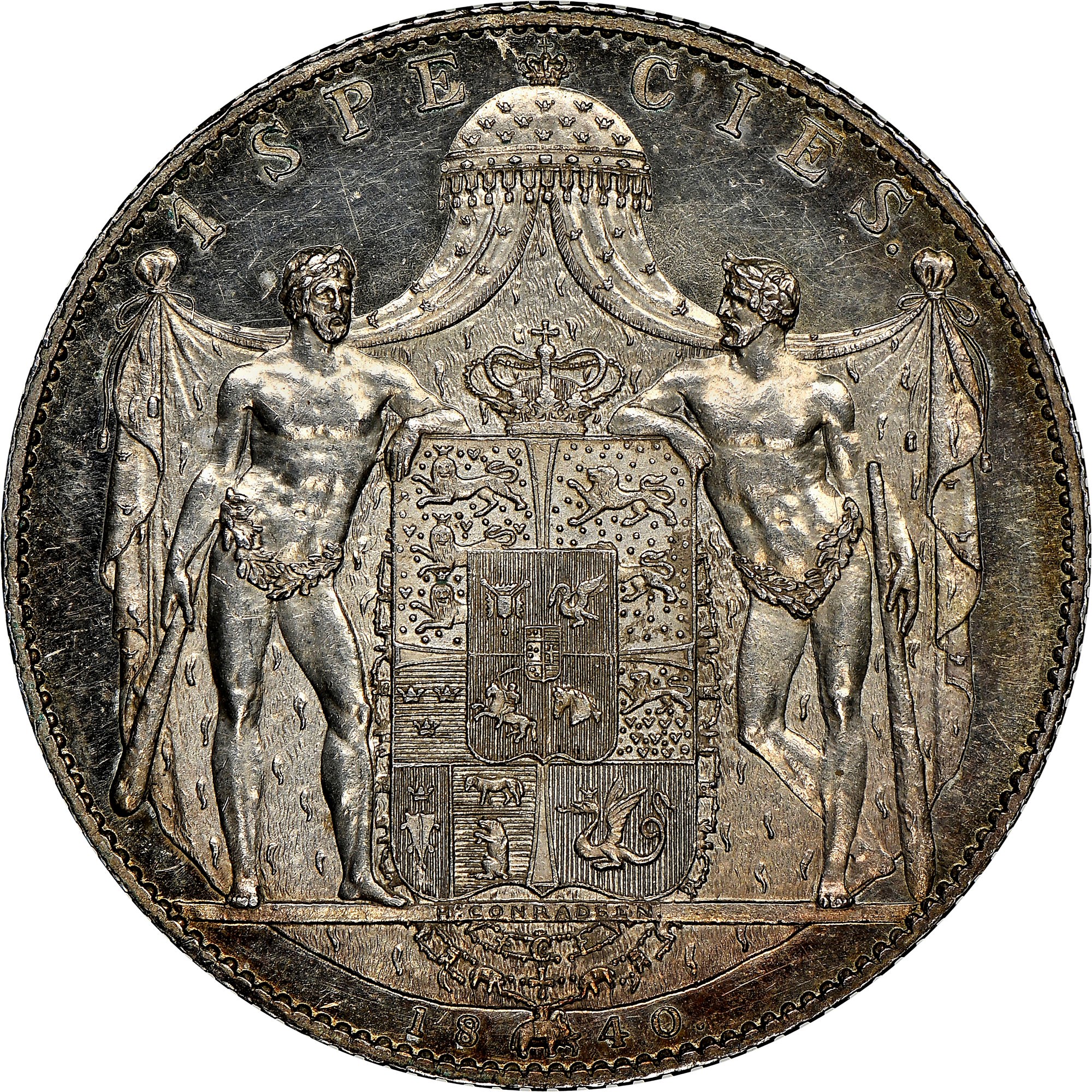 □ＤＡＫ□デンマークの歴史・遺跡・英雄□DANSK□４枚セット◇１８cm◇ Denmark Speciedaler KM 720.1 Prices & Values | NGC