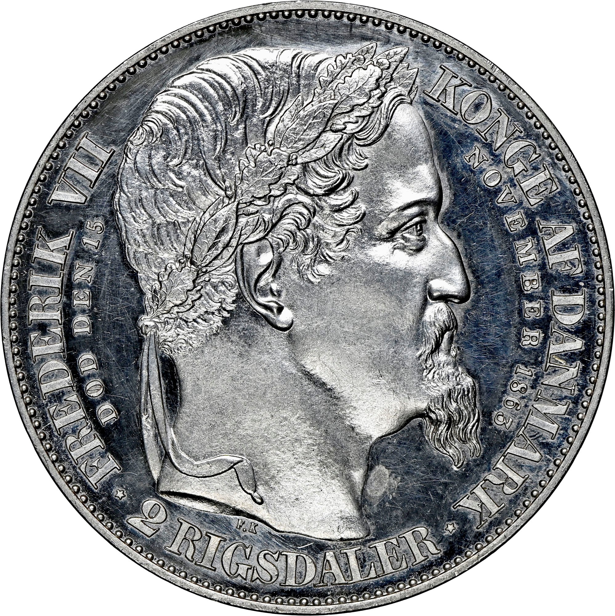 Denmark 2 Rigsdaler KM 770 Prices & Values | NGC