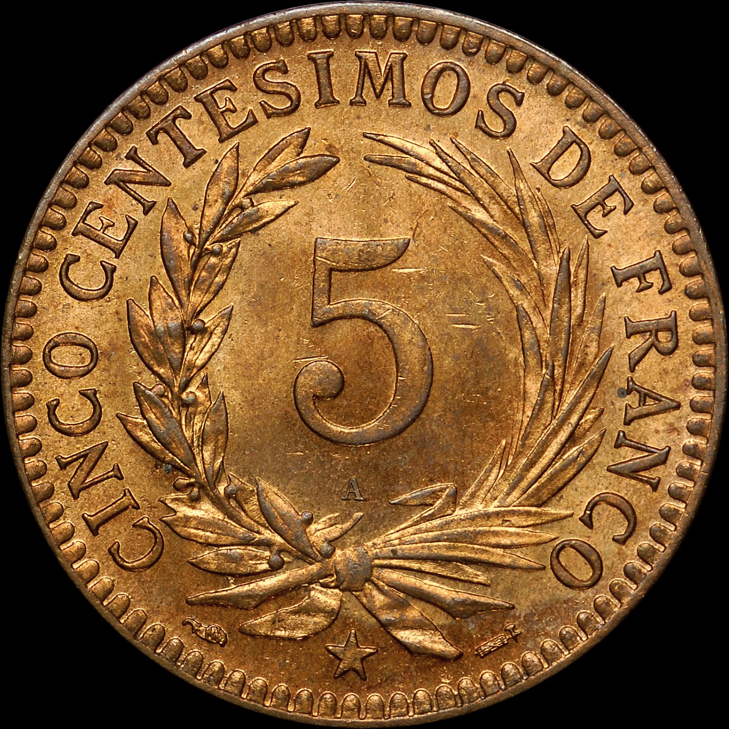 Dominican Republic 5 Centesimos KM 8 Prices & Values | NGC