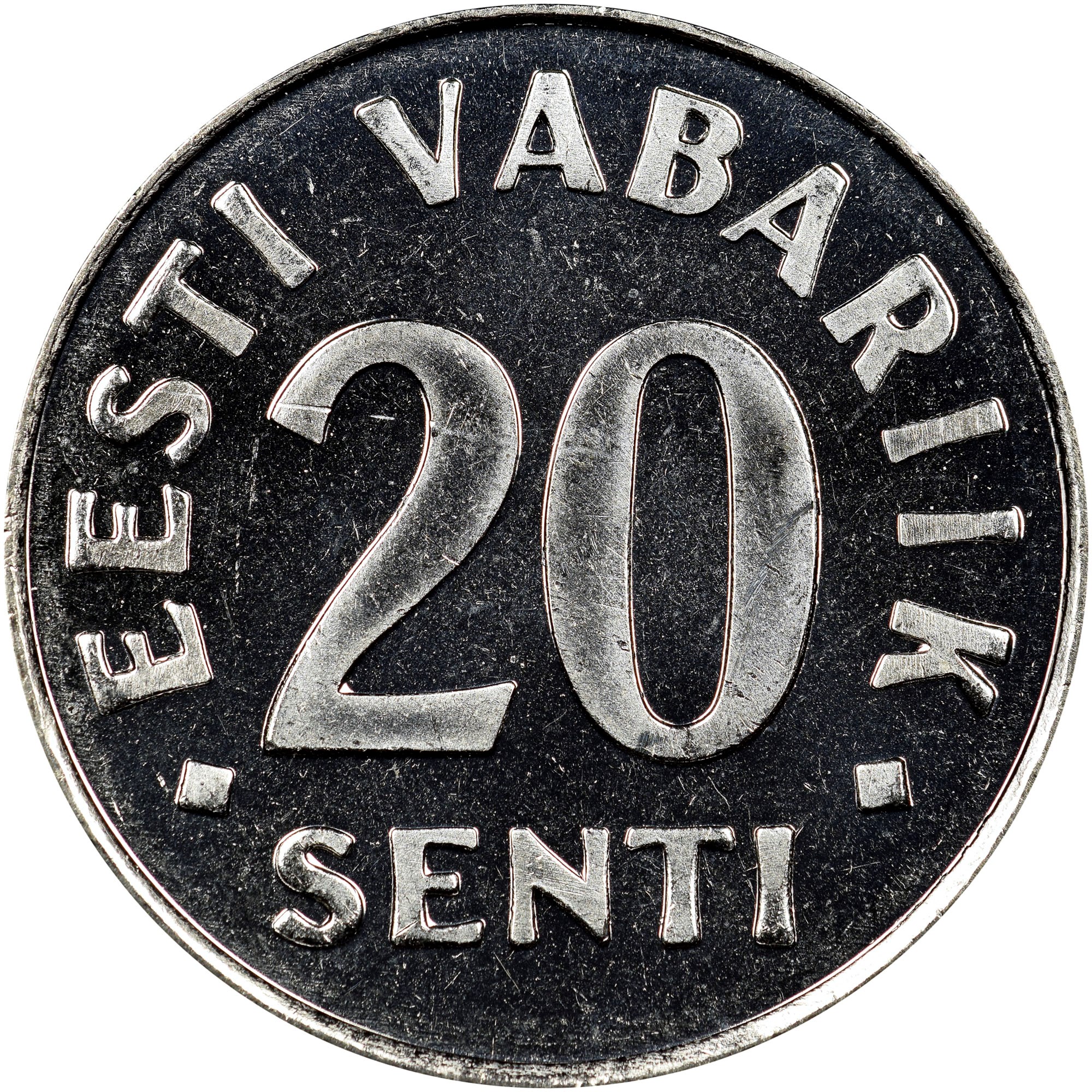 Estonia 20 Senti KM 23a Prices & Values NGC