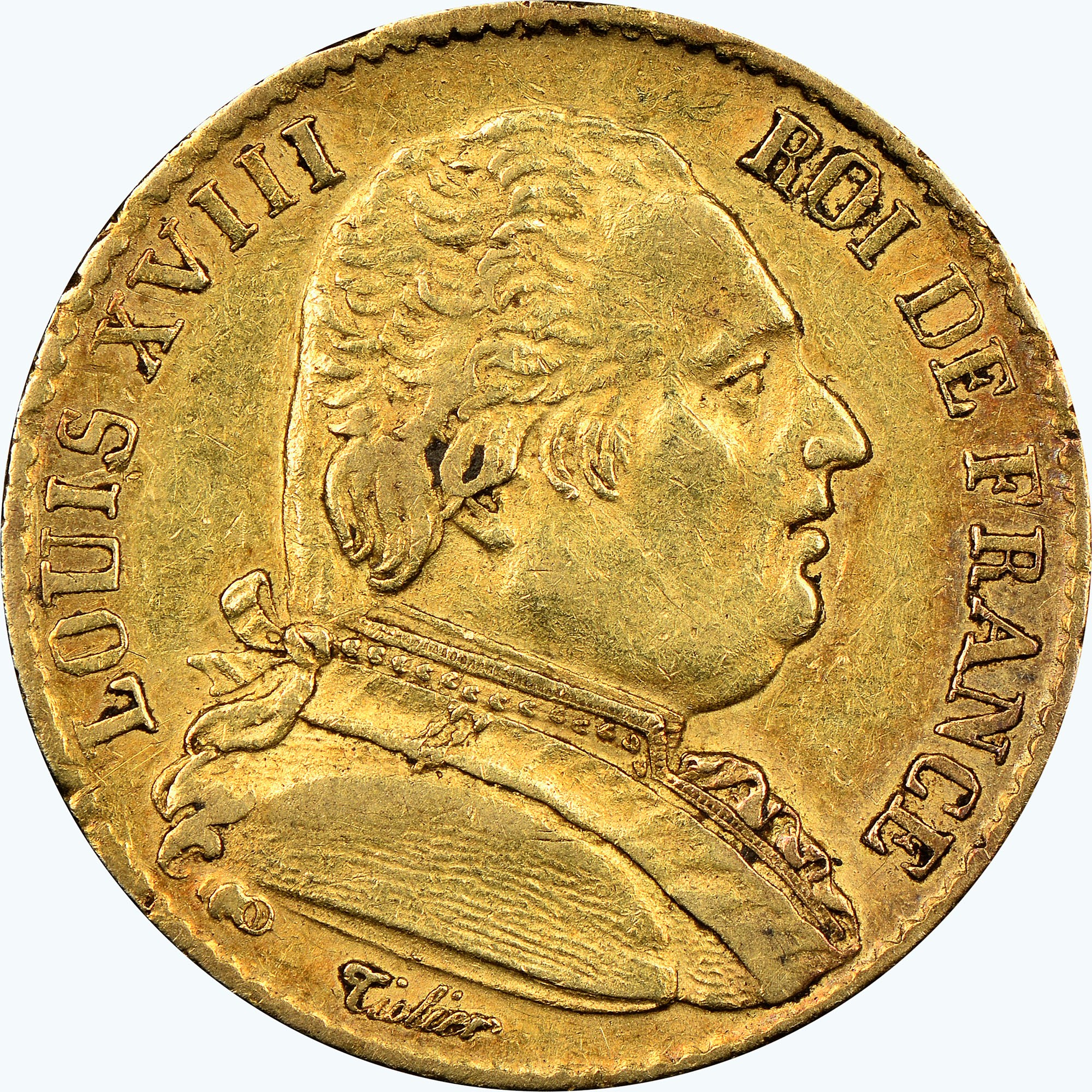 1825年 フランス 20フラン金貨 AU53 NGC認証 1825年 フランス 20フラン金貨 AU53 NGC認証