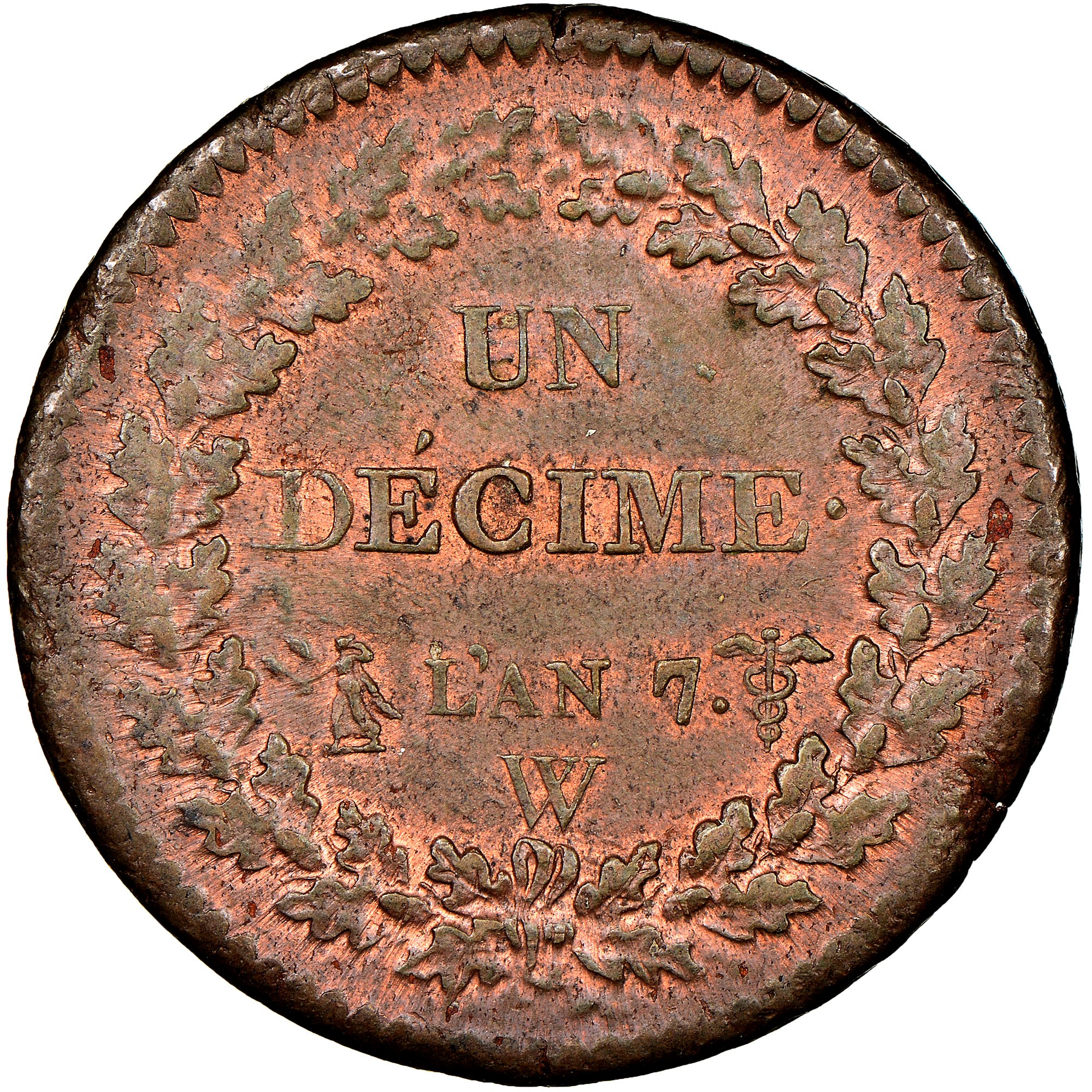 France Decime KM 644.11 Prices & Values | NGC