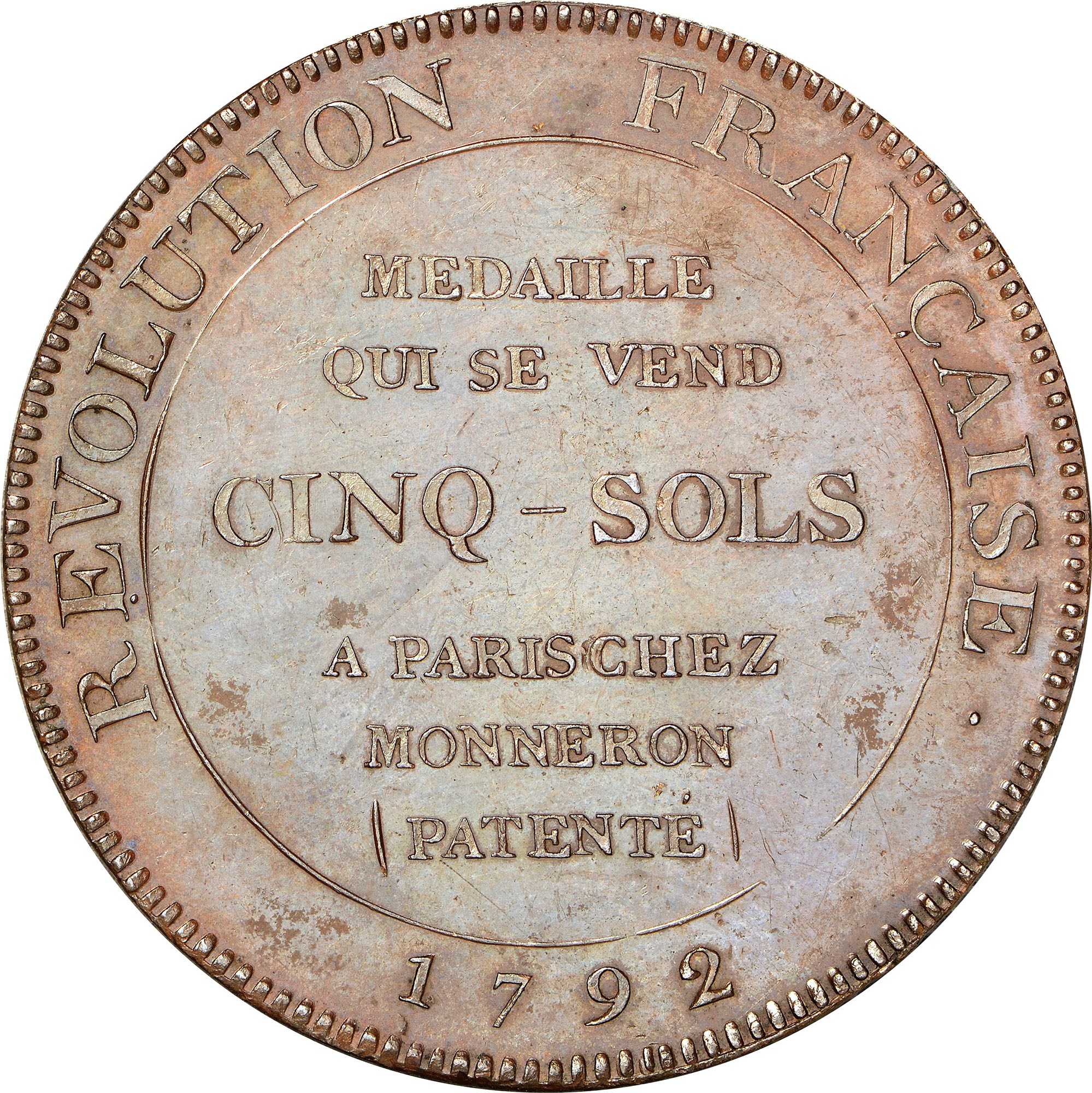 France 5 Sols KM Tn28 Prices & Values NGC