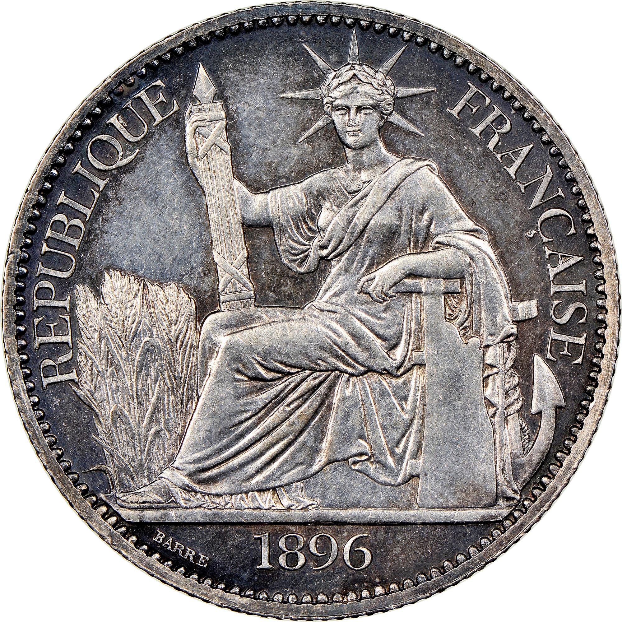 French Indo-China 50 Cents KM 4a.1 Prices & Values | NGC