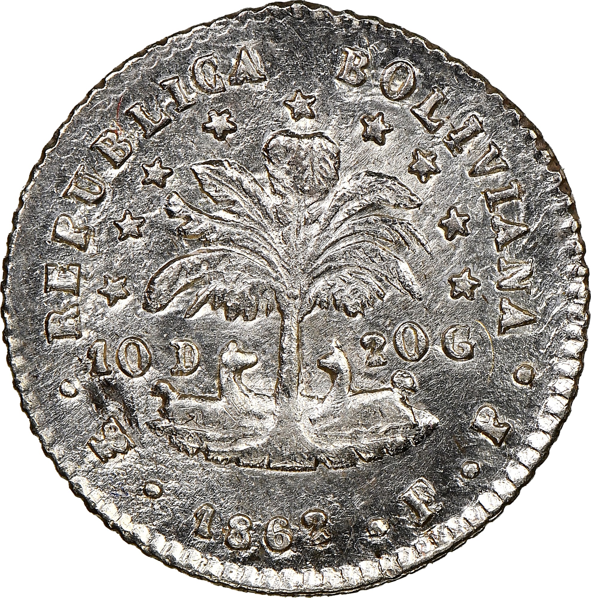 Bolivia 1/2 Sol KM 133.2 Prices & Values | NGC