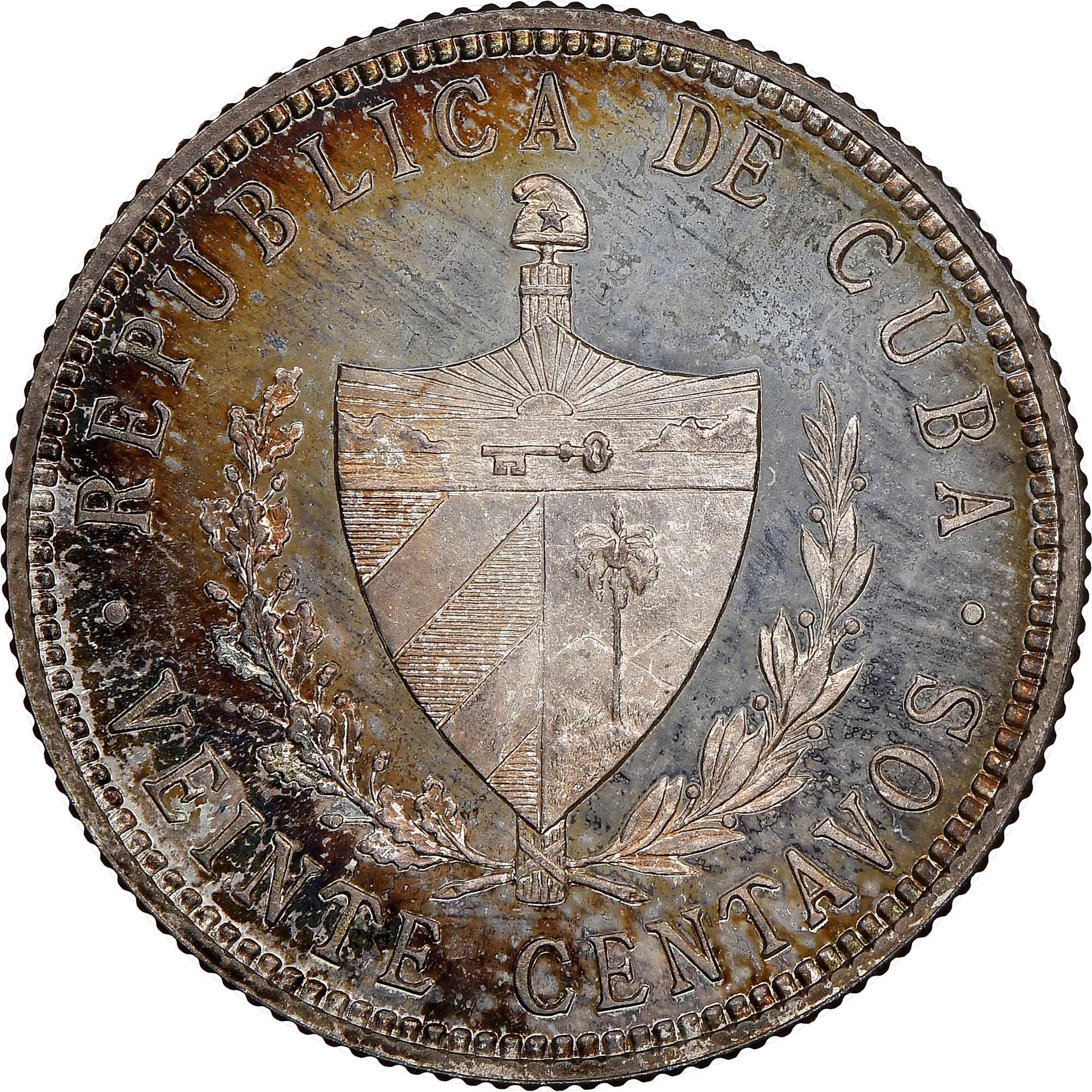 Cuba 20 Centavos KM 13.2 Prices & Values | NGC