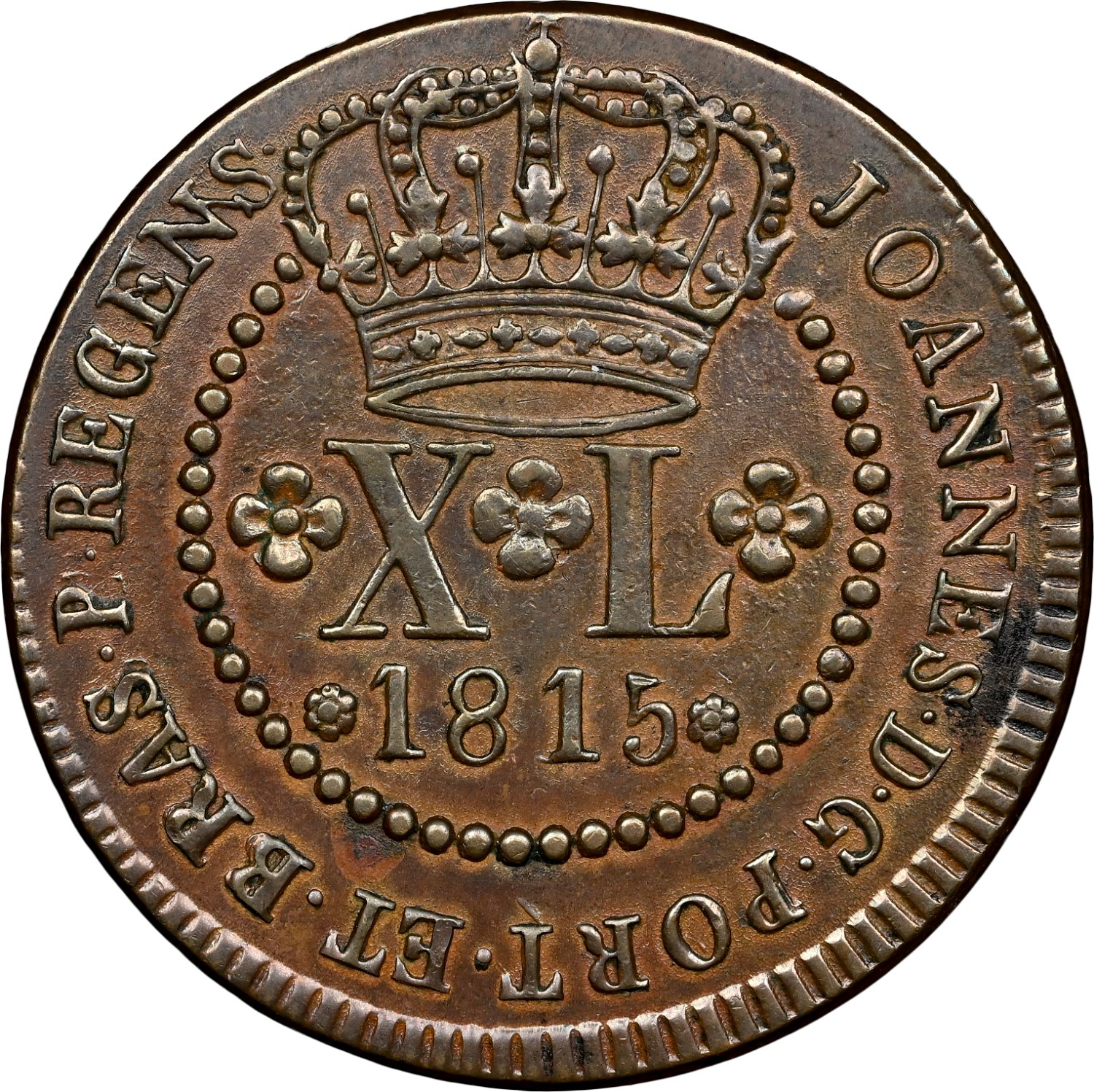 Brazil 40 Reis KM 234.3 Prices & Values | NGC