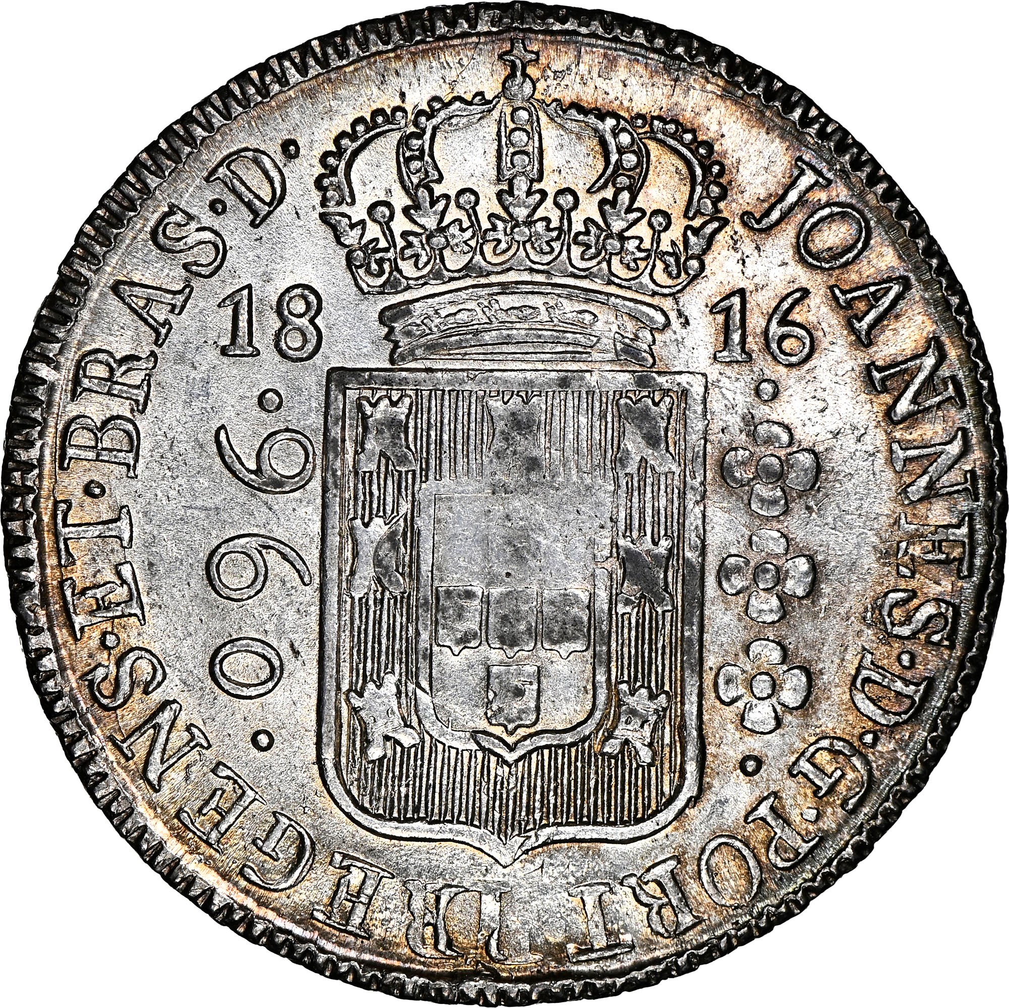 外国銀貨　ブラジル960R銀貨　1815年 Brazil 960 Reis KM 307.1 Prices & Values | NGC