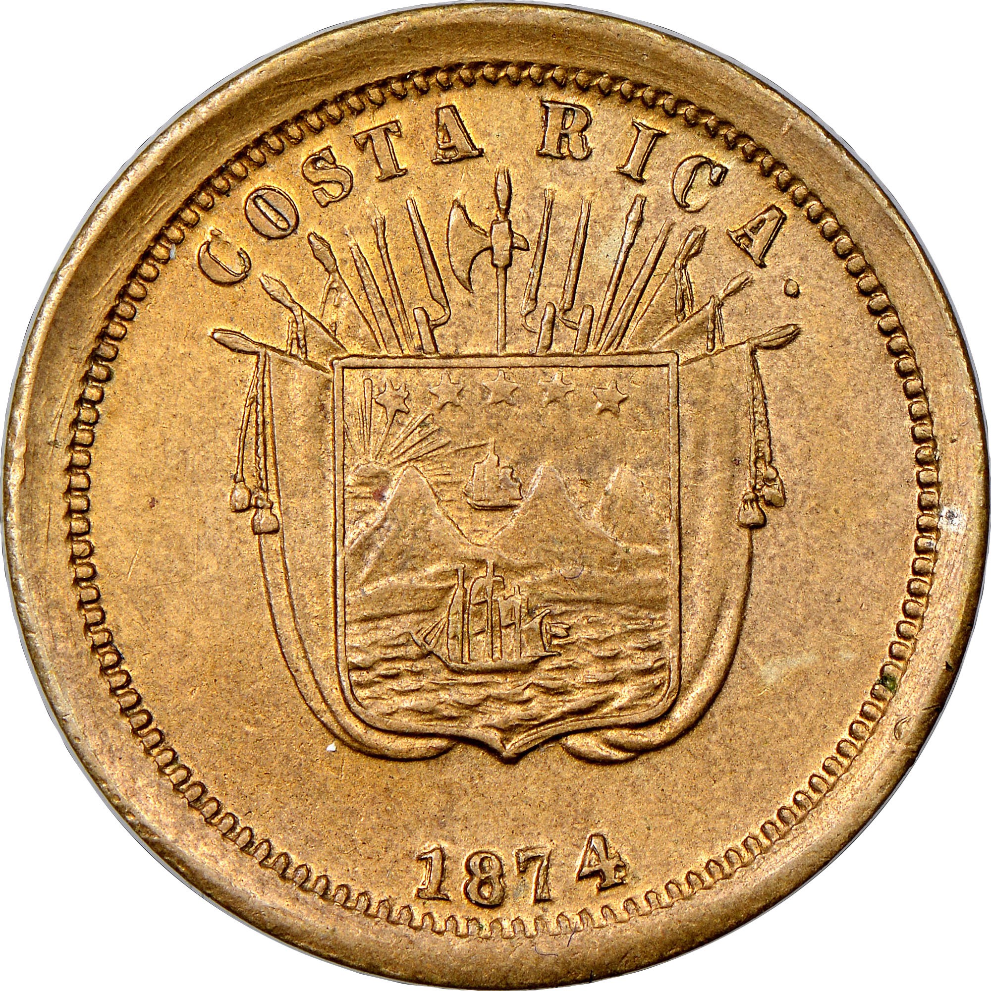 Costa Rica Centavo KM 120 Prices & Values NGC