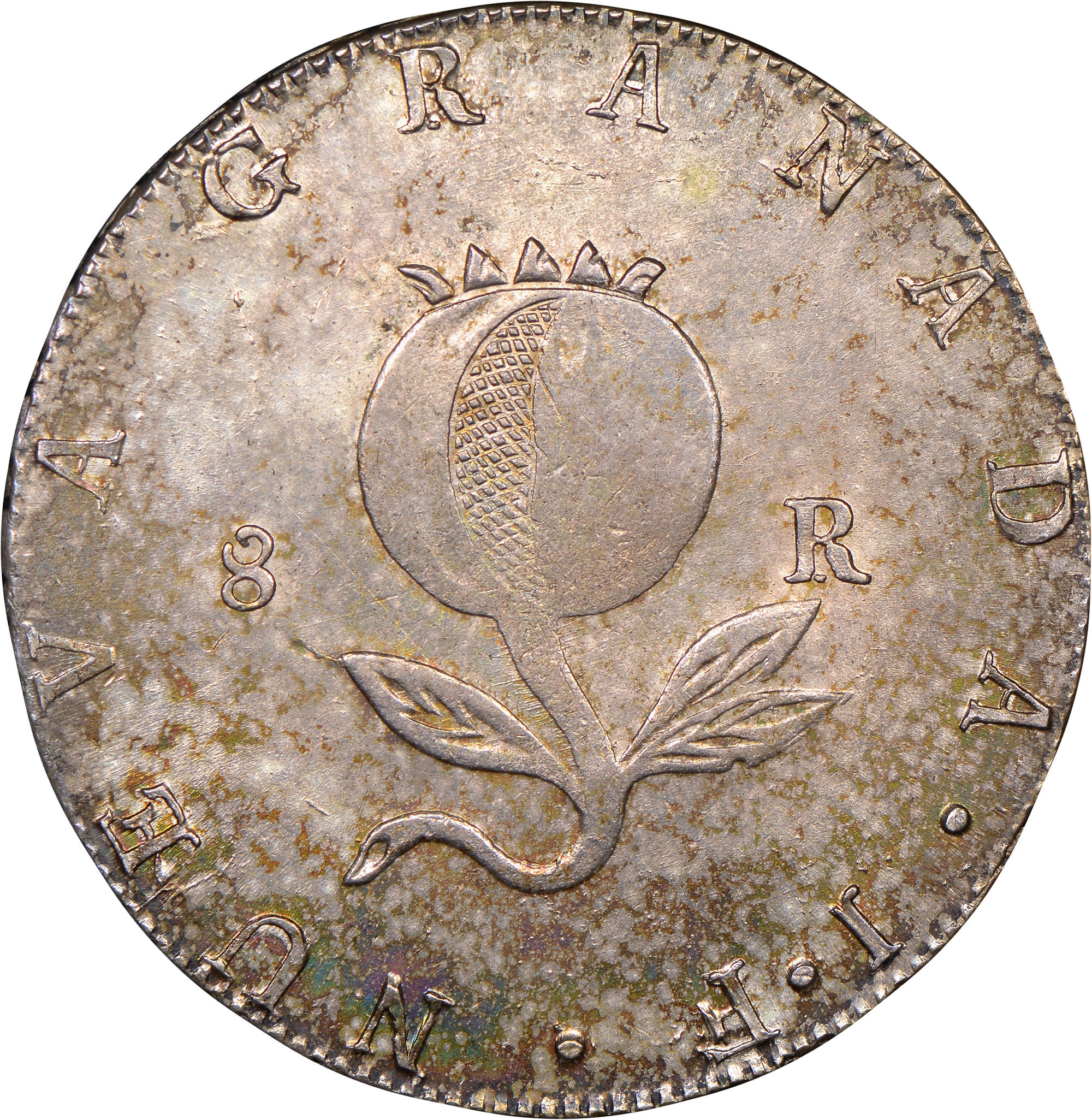 Colombia 8 Reales KM 78 Prices & Values | NGC