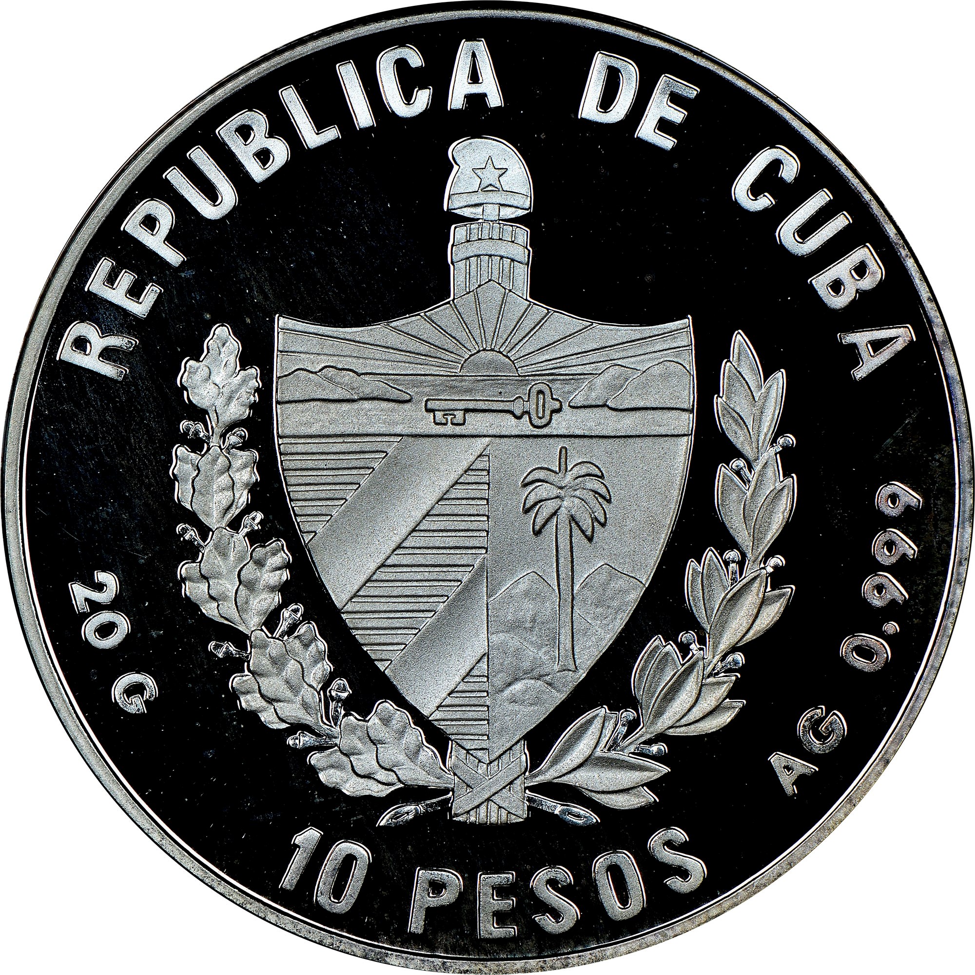 Cuba 10 Pesos KM 553 Prices & Values | NGC