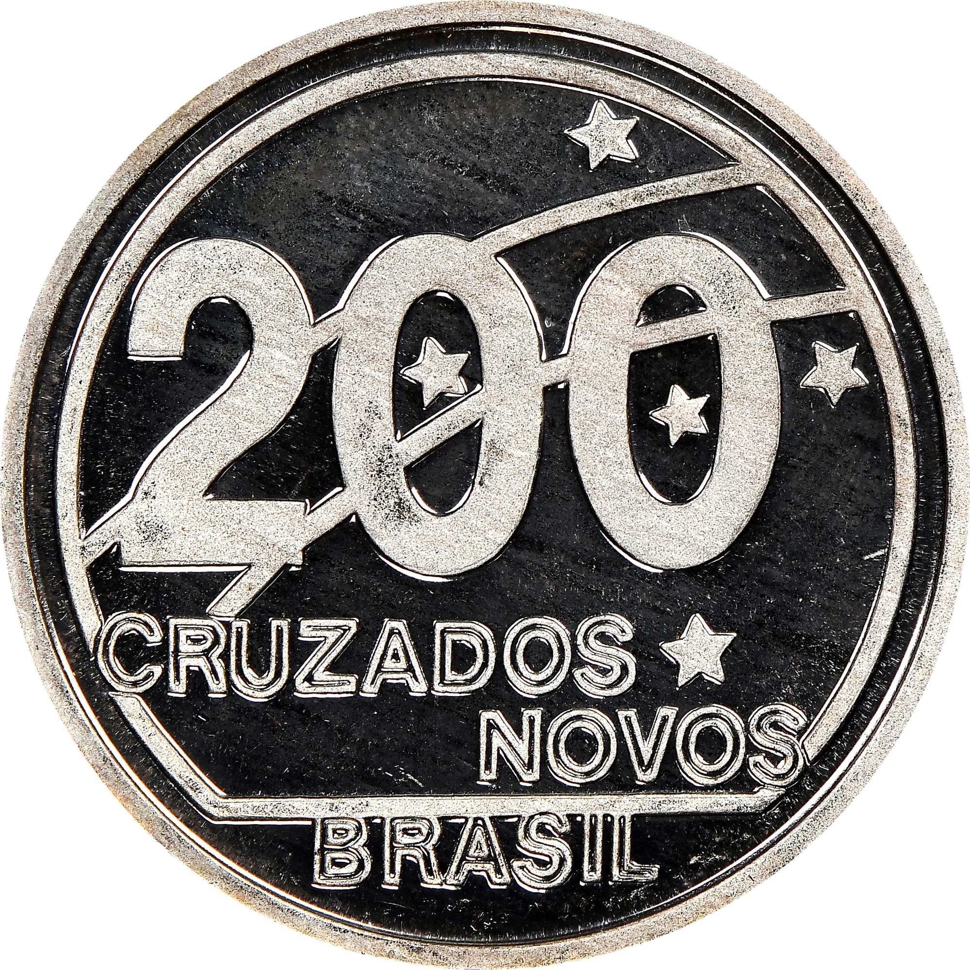 Brazil 200 Novos Cruzados KM 616 Prices & Values | NGC