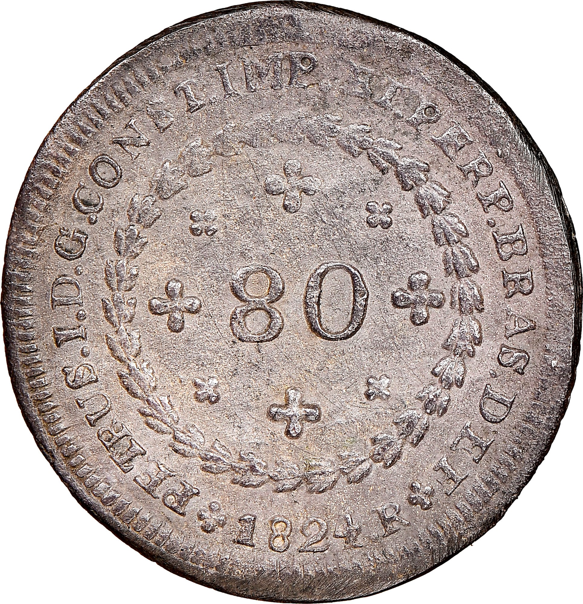 Brazil 80 Reis KM 372 Prices & Values | NGC