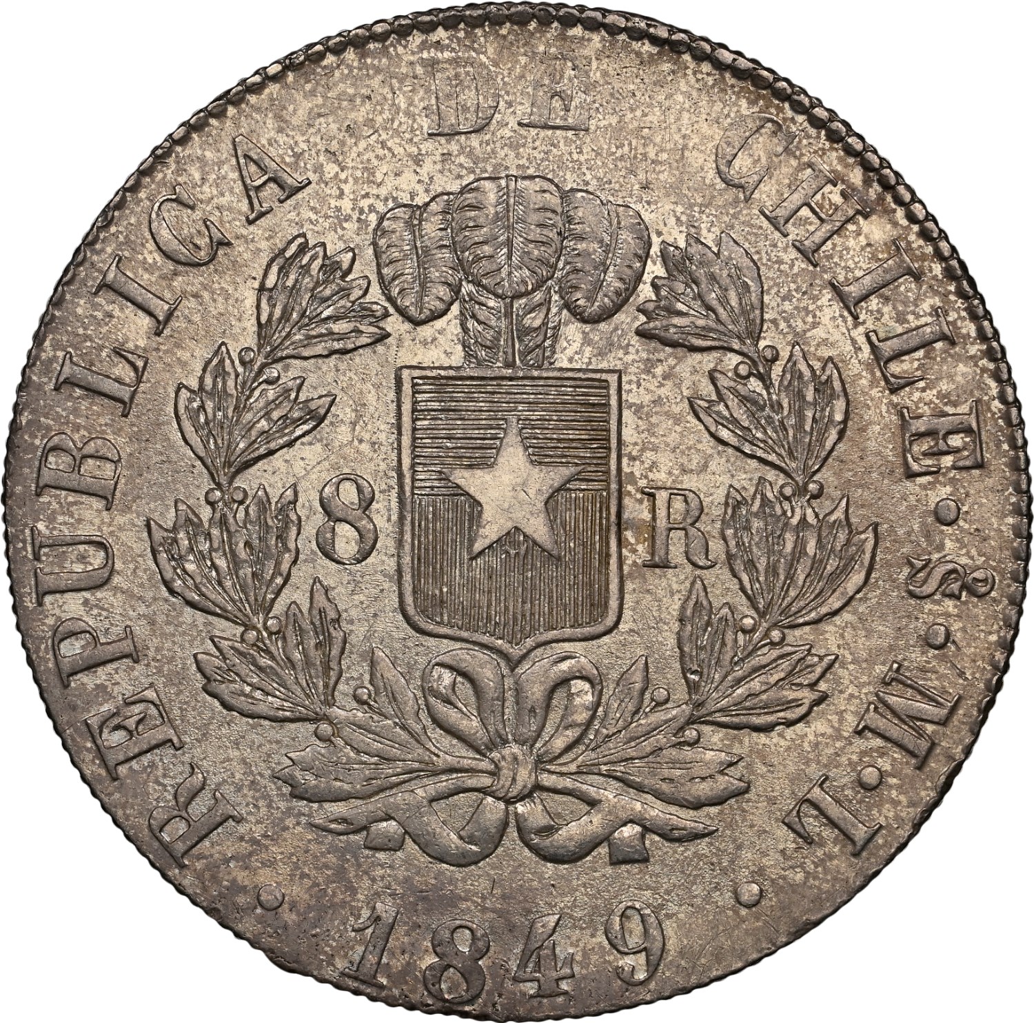 Chile 8 Reales KM 96.2 Prices & Values | NGC