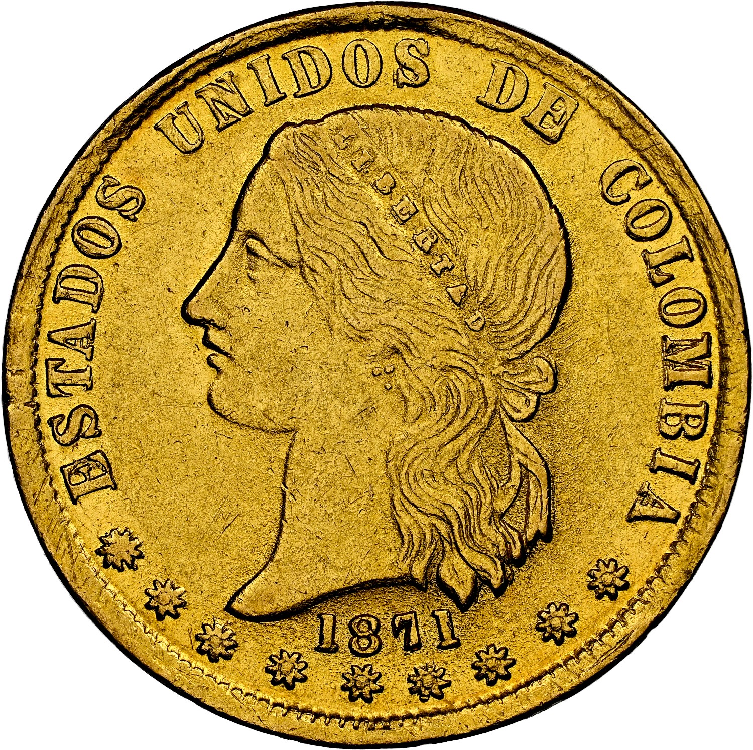 Colombia 10 Pesos KM 141.2 Prices & Values | NGC