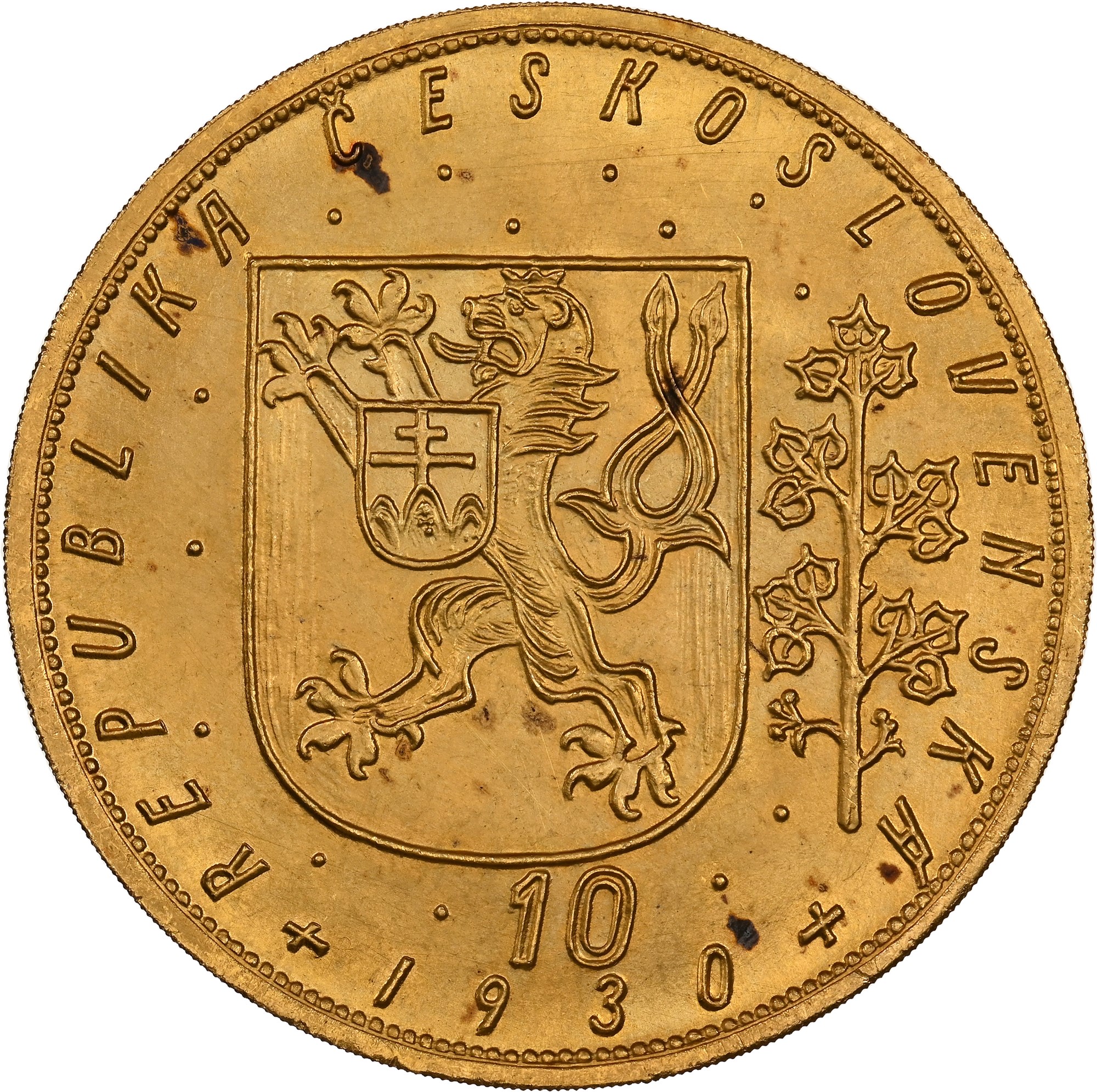 Czechoslovakia 10 Dukatu KM 14 Prices & Values | NGC