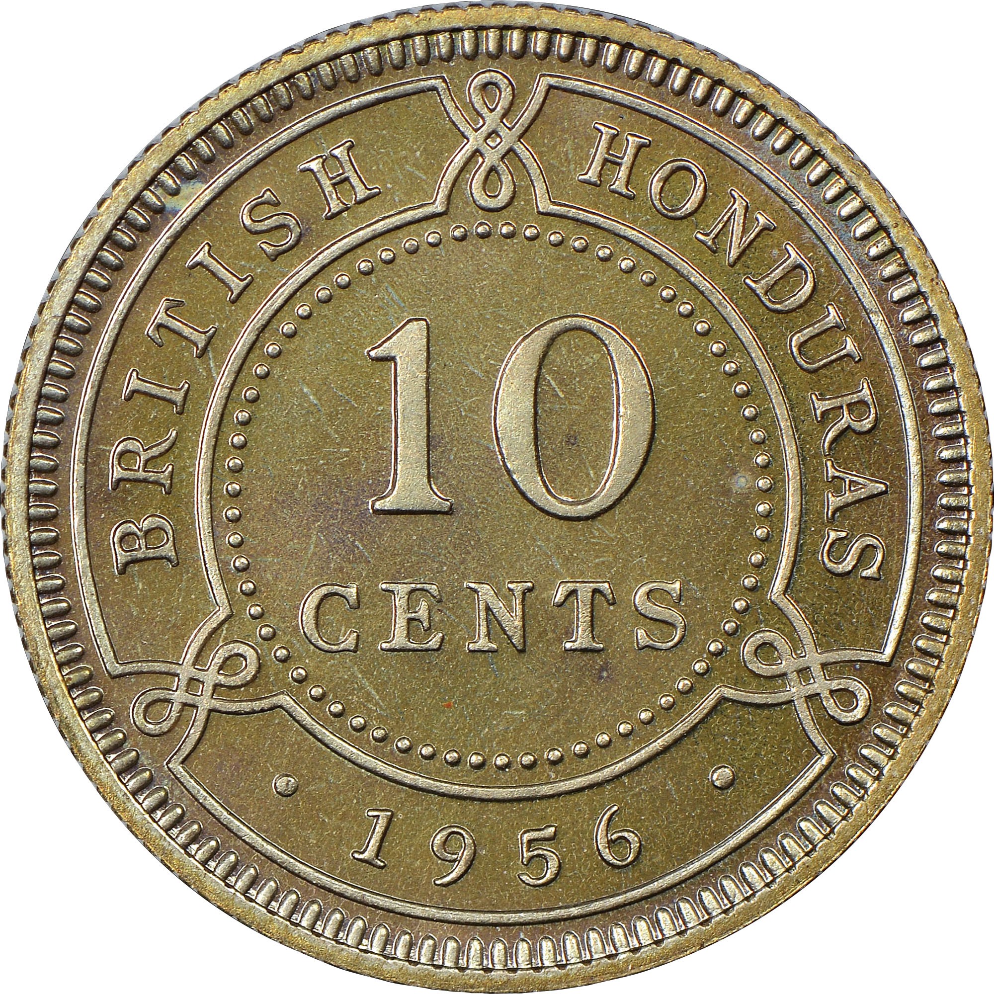 British Honduras 10 Cents KM 32 Prices & Values | NGC