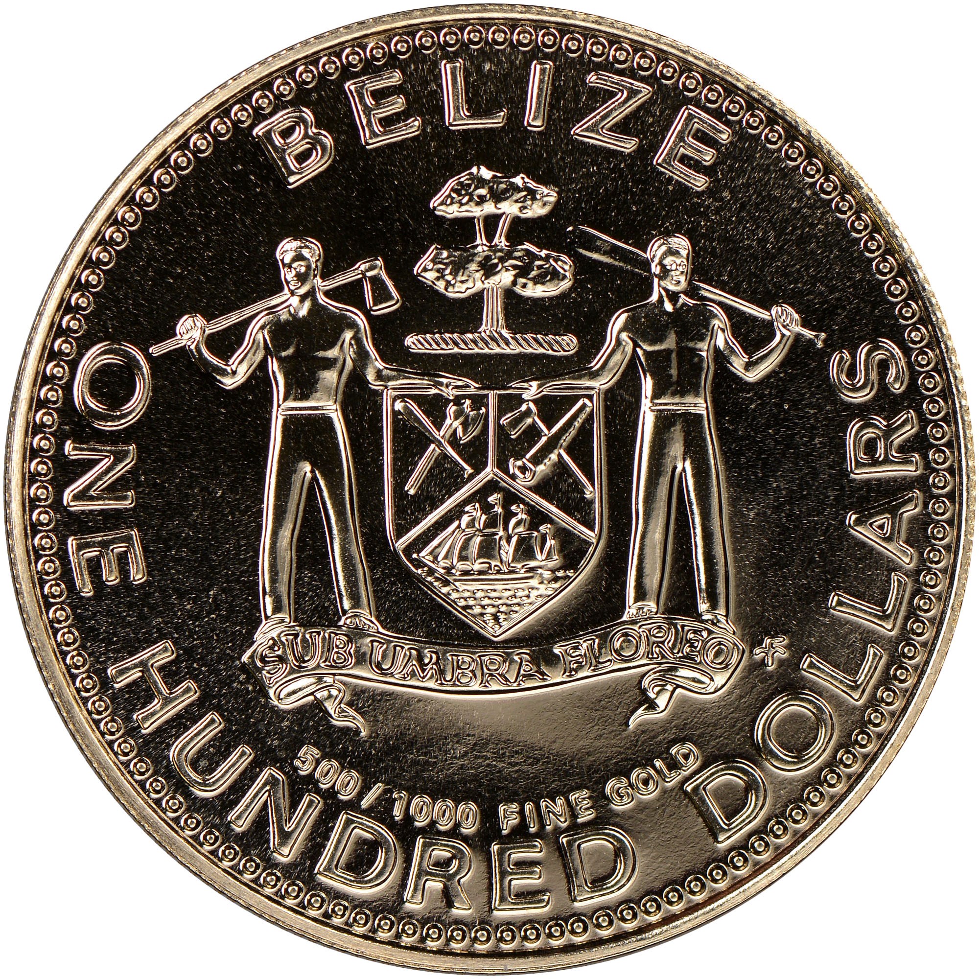 Belize 100 Dollars KM 59 Prices & Values NGC